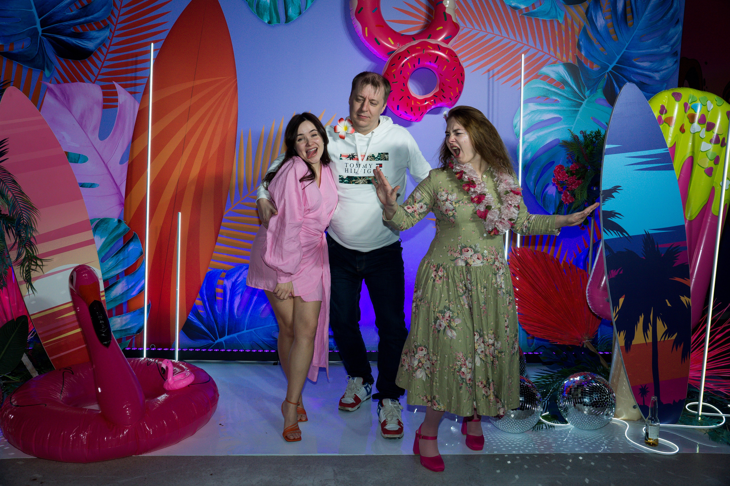 МТС корпоратив Гавайская вечеринка. Фотограф