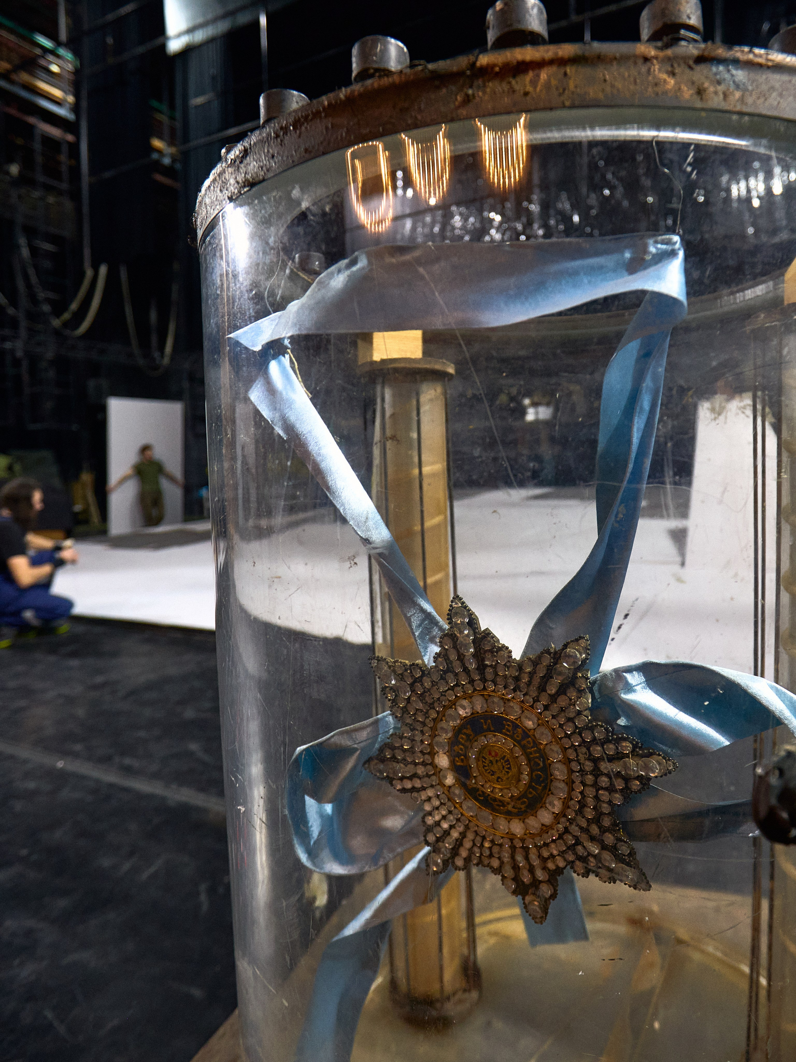 Монтаж спектакля Двойник. Фотограф Юлия Маринина