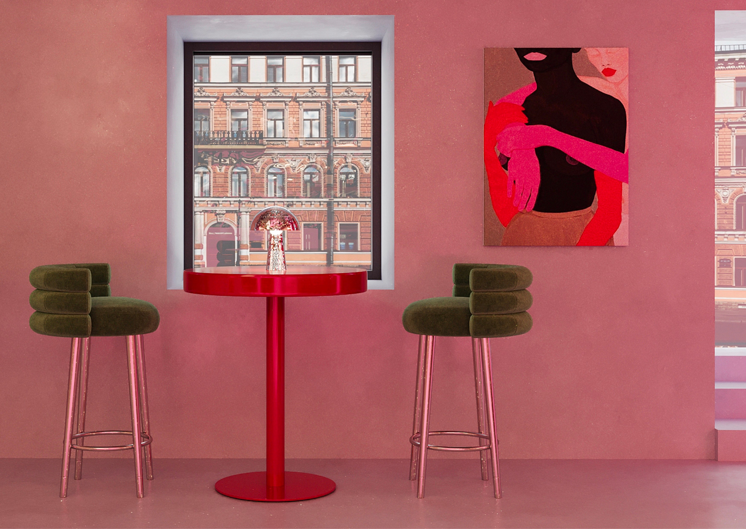 Проект бара на Жуковского. Дизайн интерьера в СПб