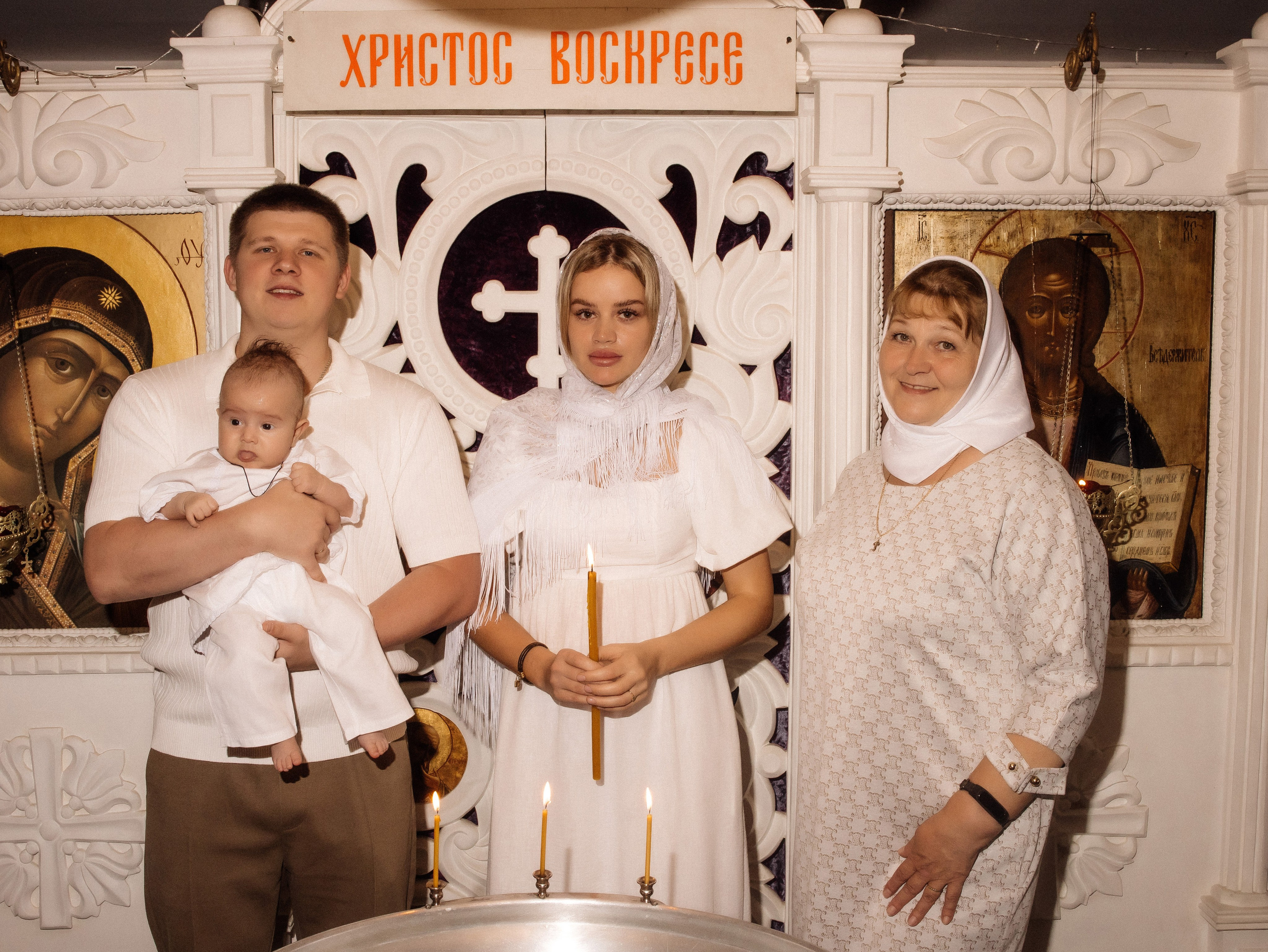 Крещение. Фотограф Иваново Арина Кудаярова
