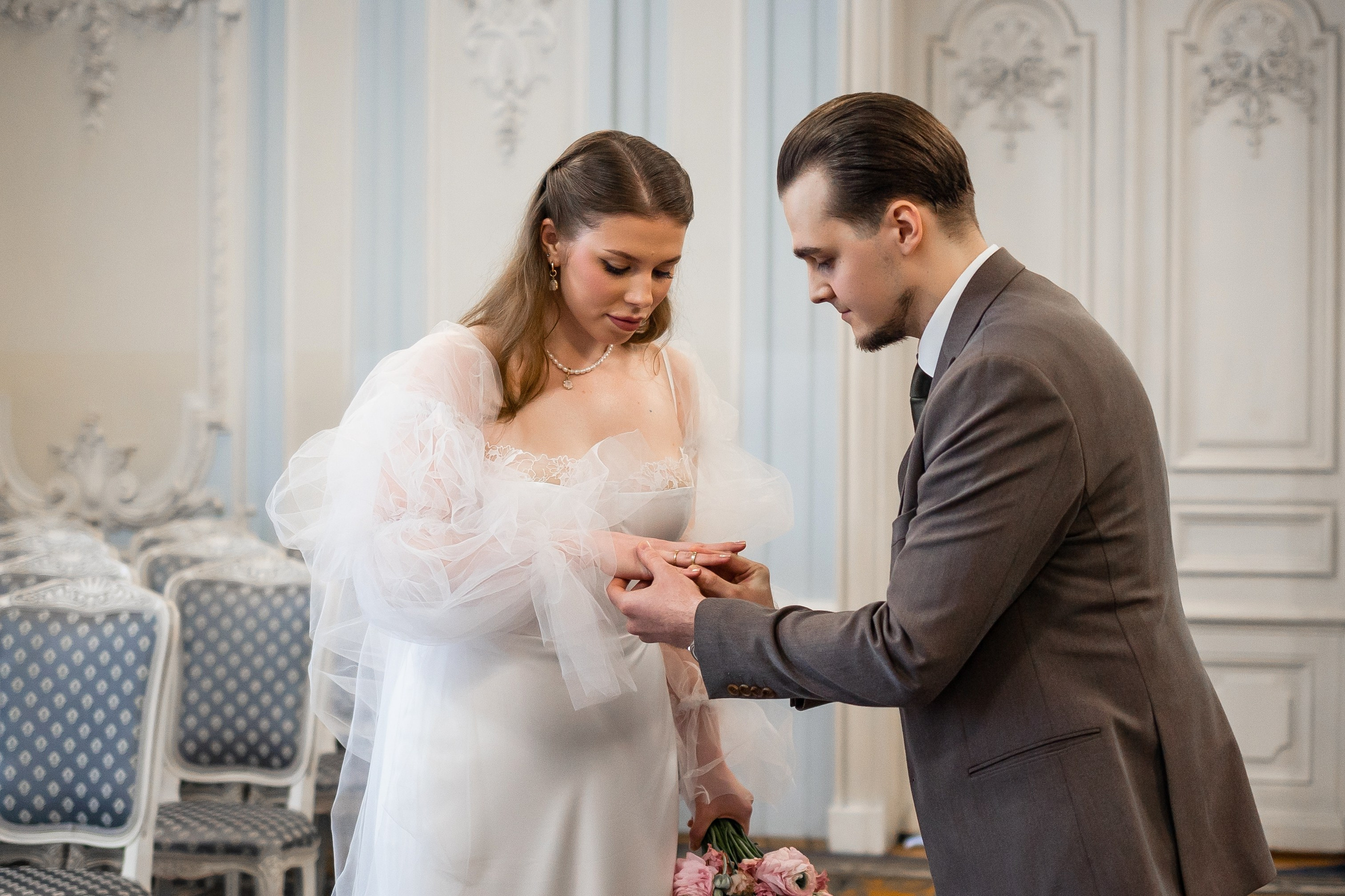 АКАДЕМИЯ ОСОБНЯК ШУВАЛОВА. Свадебный фотограф Санкт-Петербург Катерина Ширяева