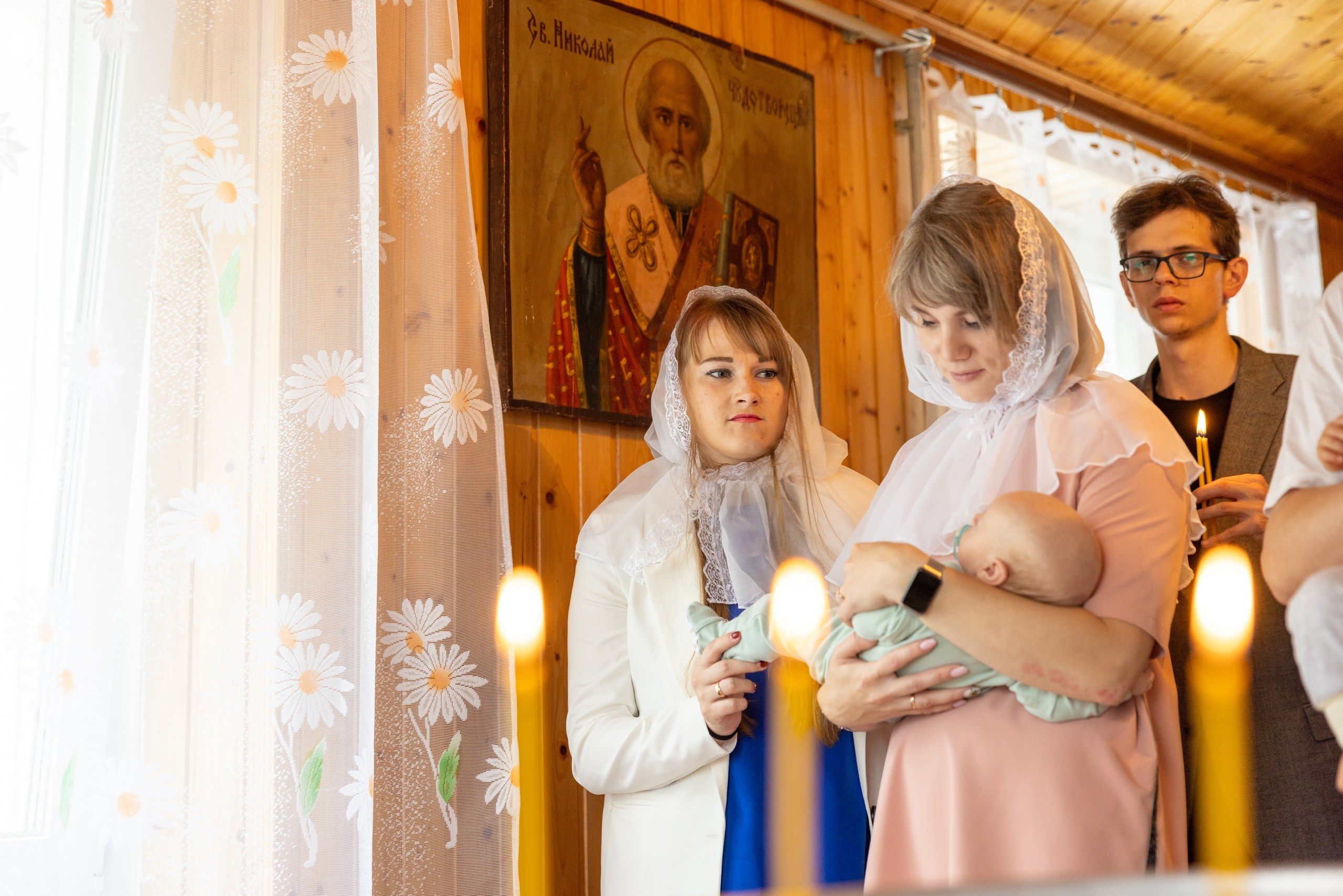 Образец репортажа крещения оригиналы, без искажений, без вспышки, светосильная оптика!. Фотограф в Туле Крупский АнДРей. Фотостудия «КАДР71» в Туле