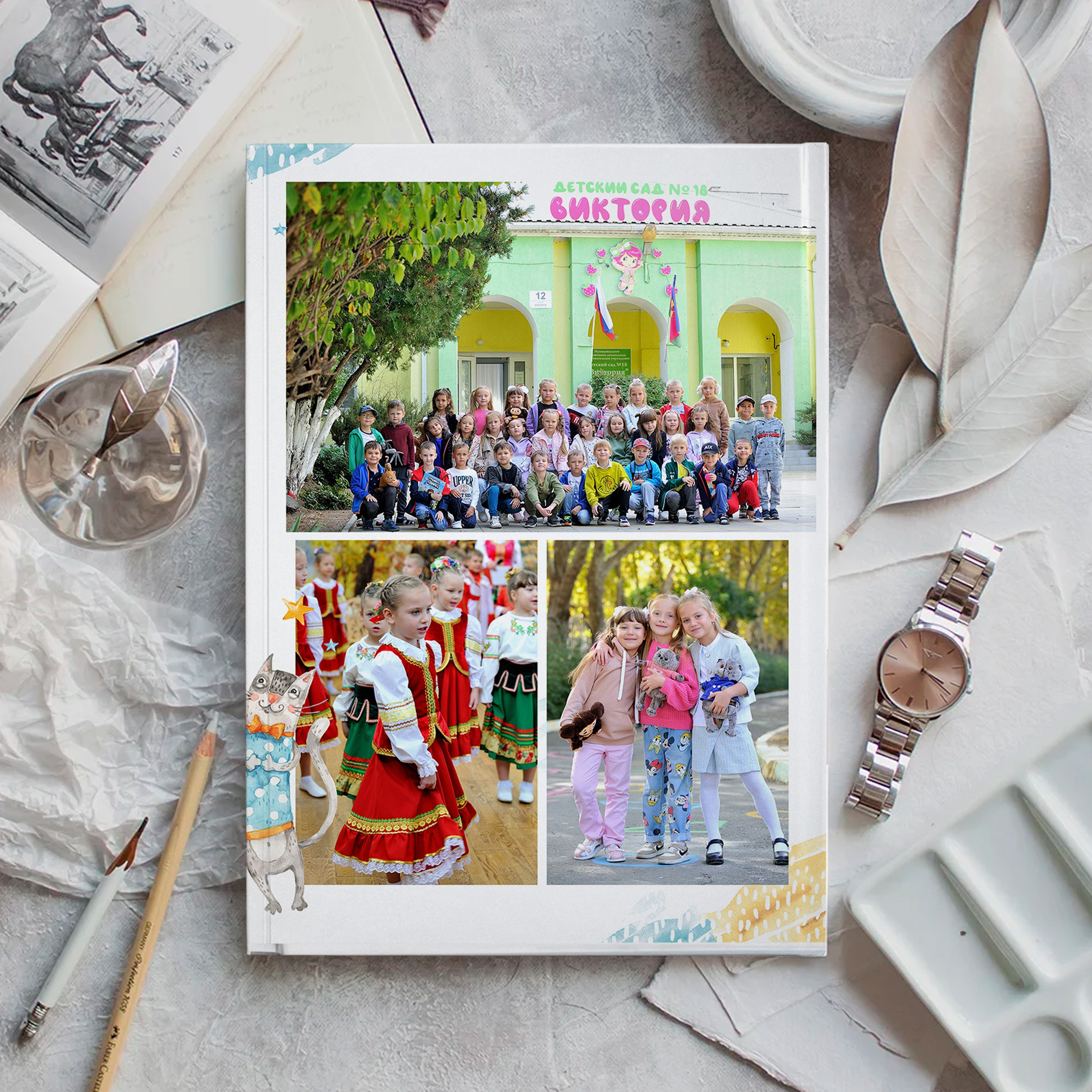 Альбом на 1 разворот «Котики»