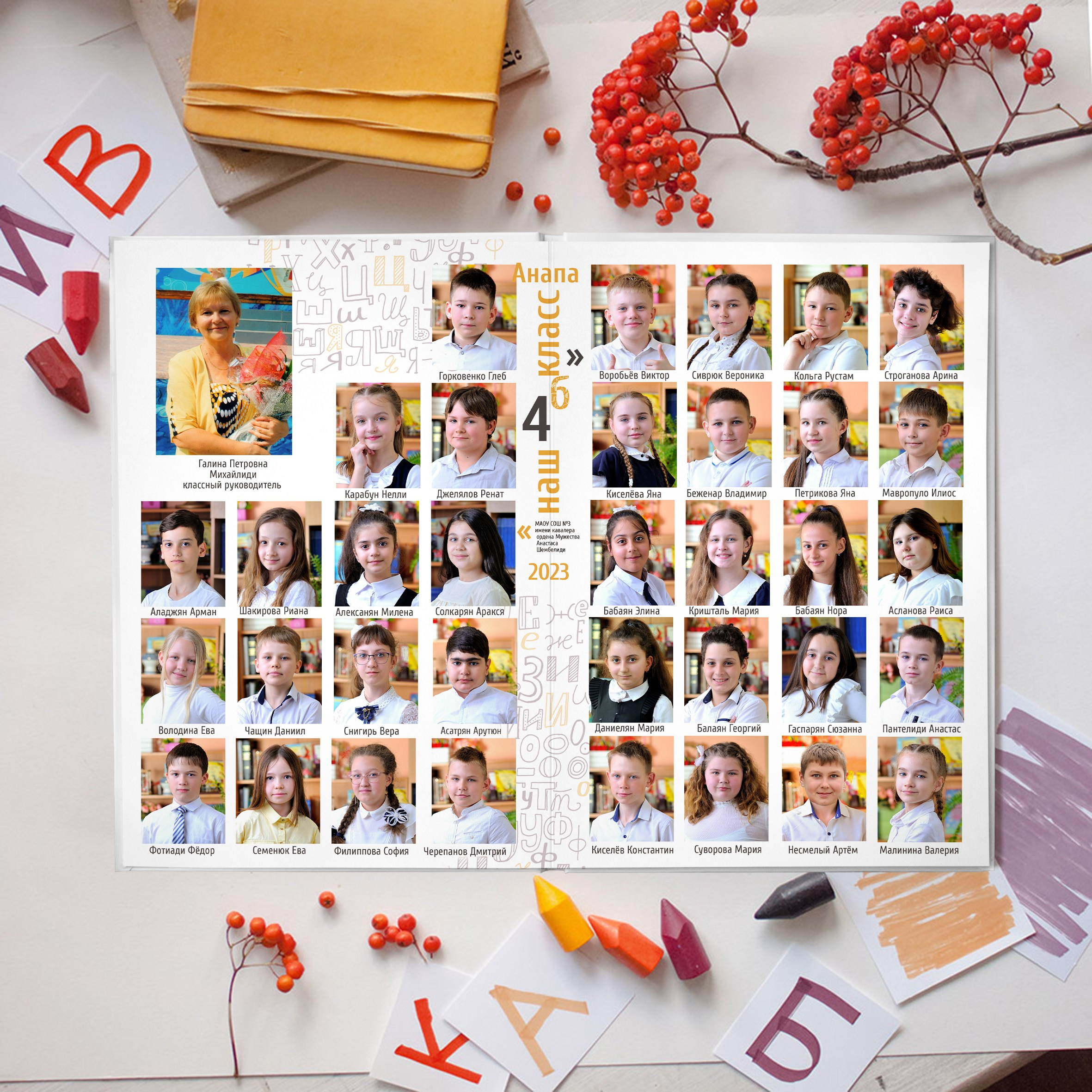 Альбом Буквы 5 разворотов