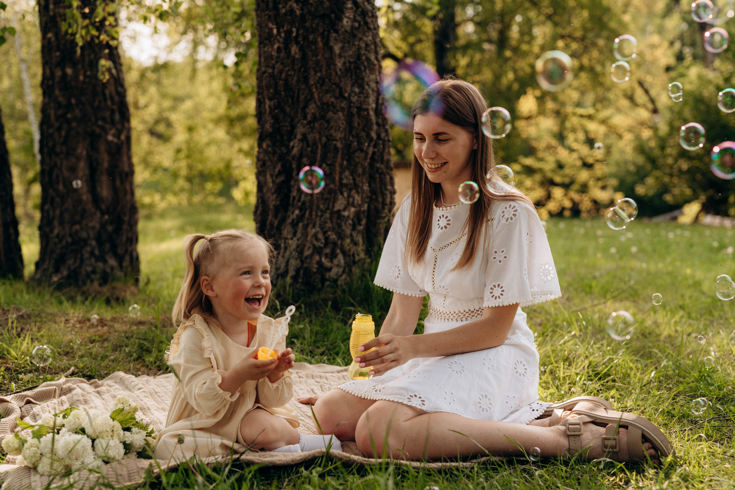 Прогулка Данилы, Алёны и Арины. Свадебный и семейный фотограф в Калуге Анна Киреева