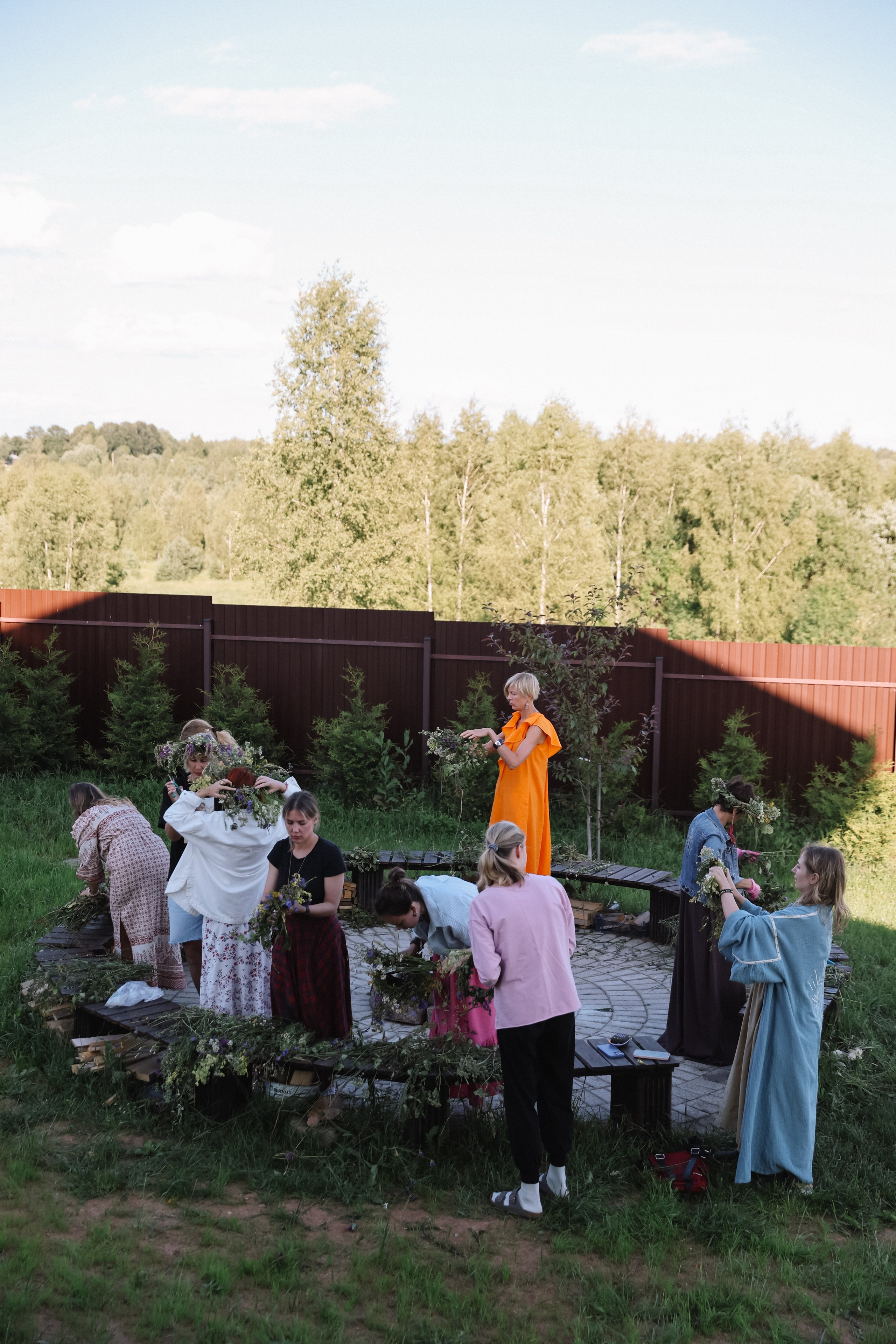 Йога-ретрит в Завидово на Иван Купалу. Фотограф и видеограф Анна Домашенко