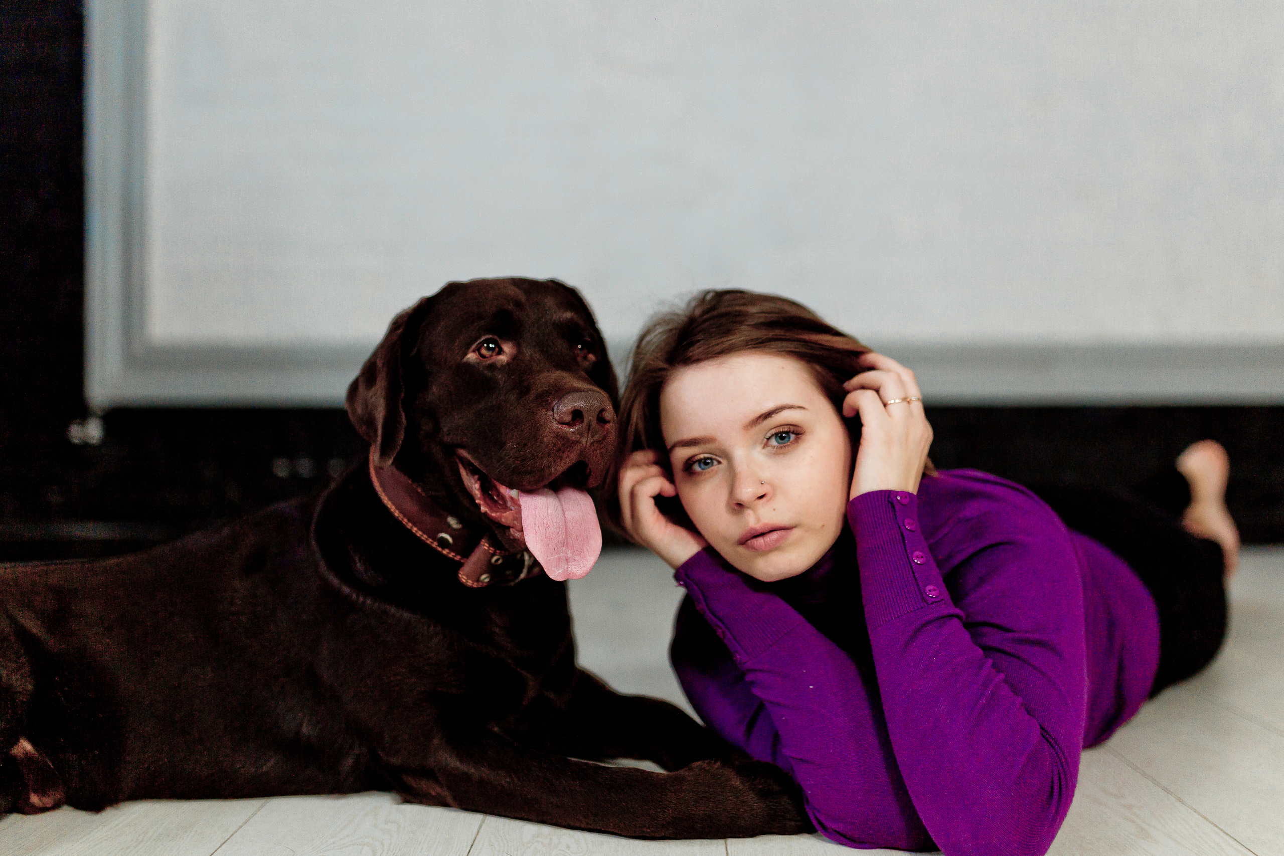 Видеопортрет девушки