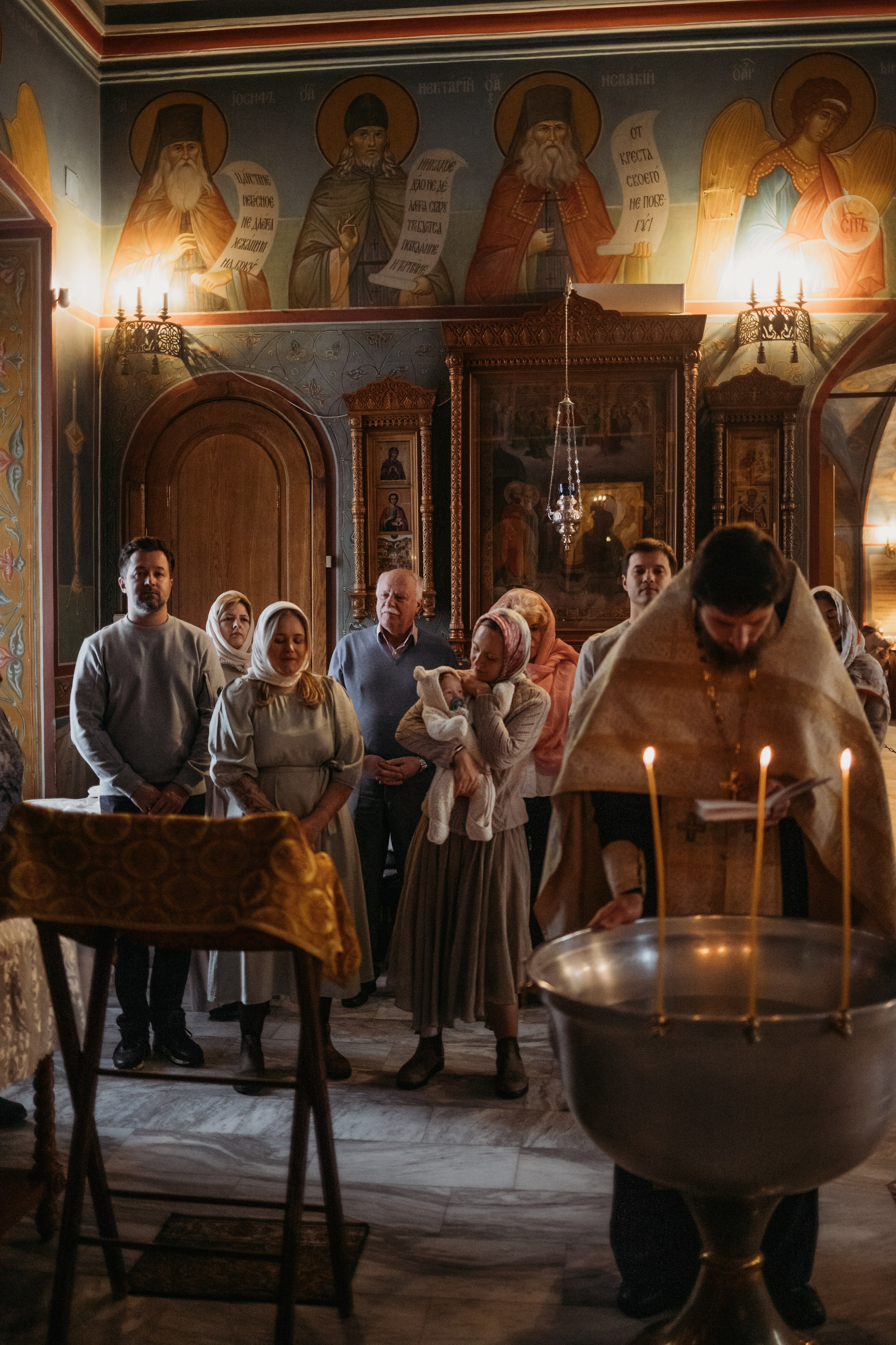 Крещение Тимофея. Семейный и детский фотограф в Москве Александра Нараевская