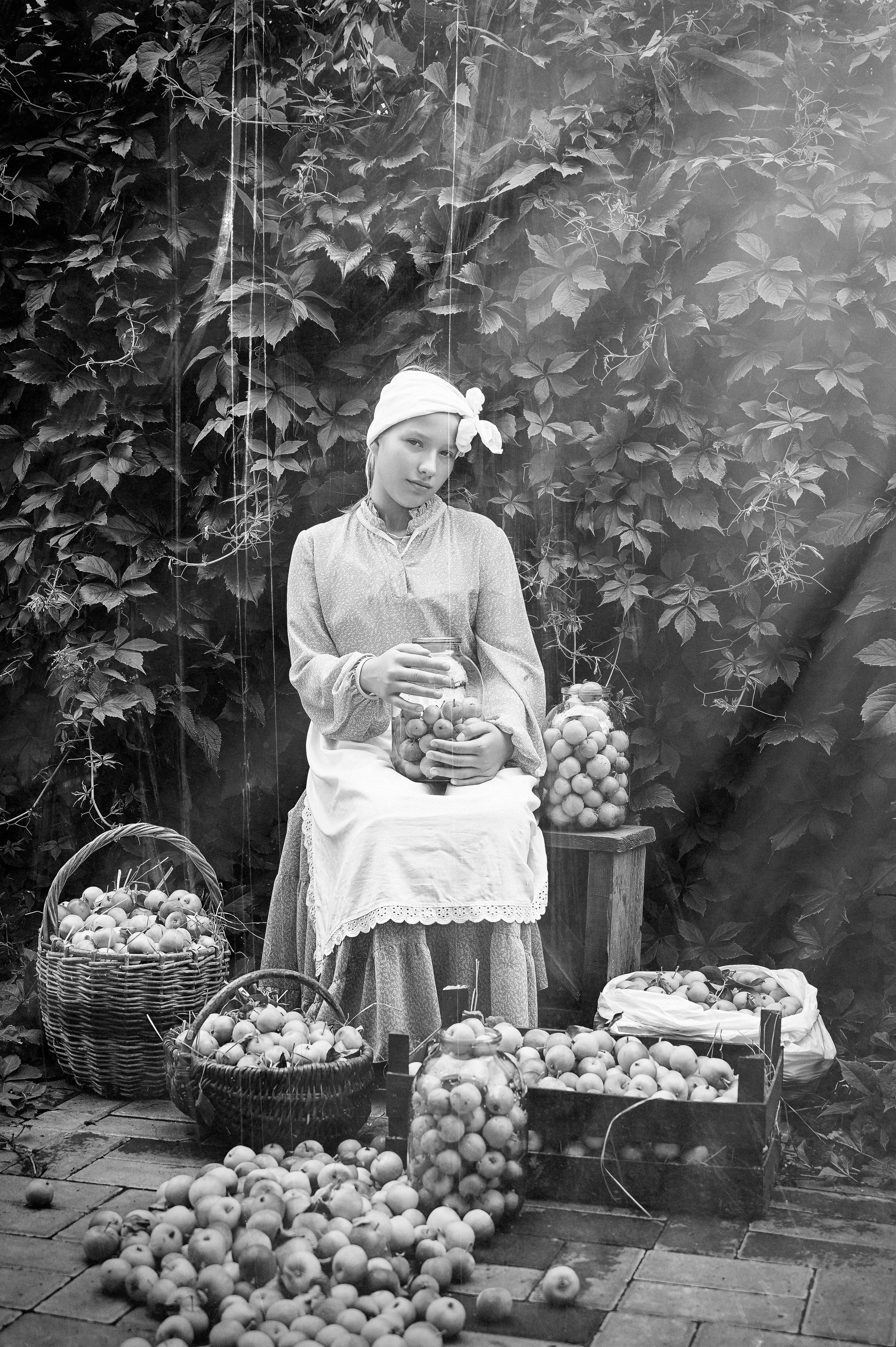 Яблоневая Барыня. Портретный детский, женский фотограф в Тюмени Евгения Ярцева