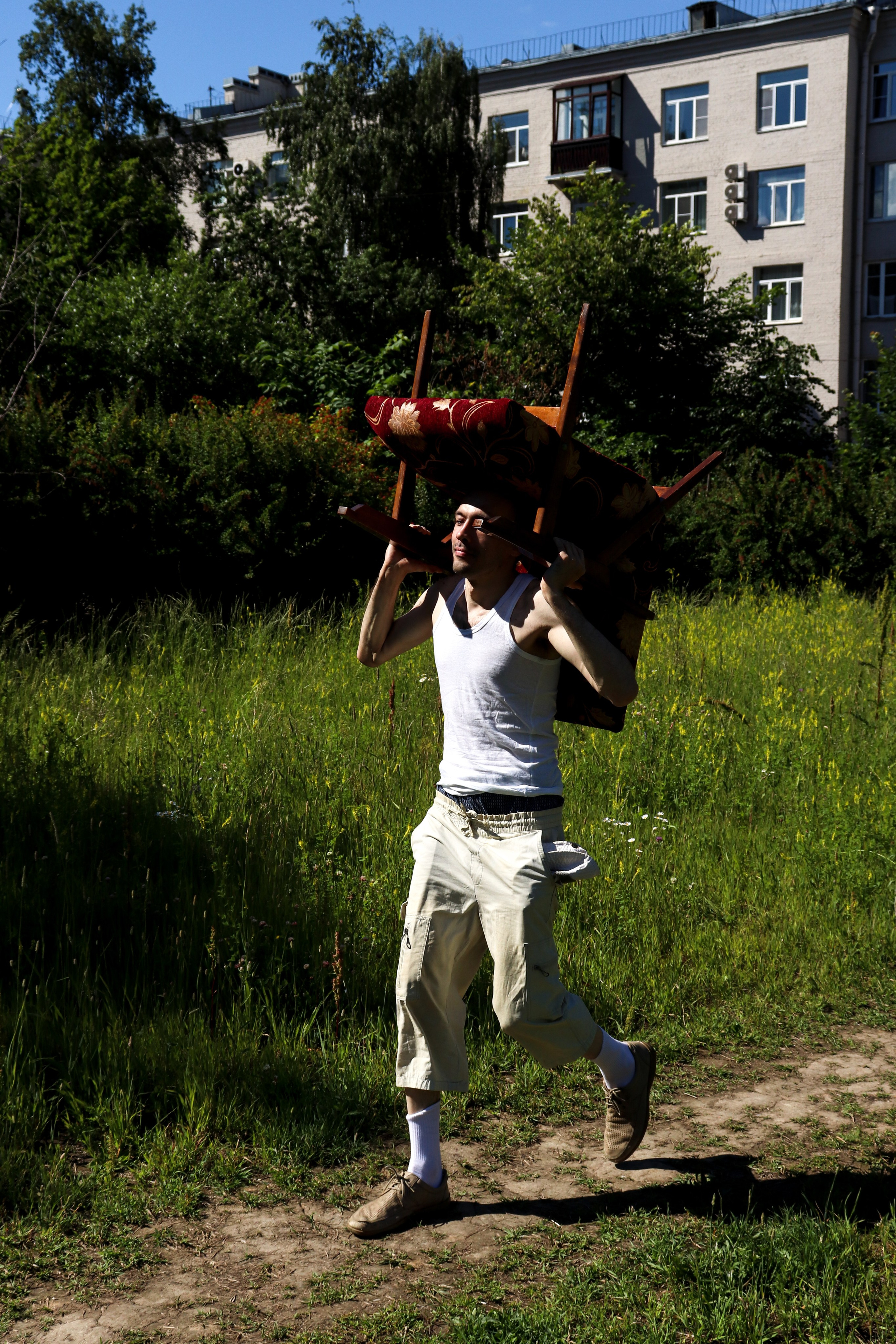 Модная съёмка во дворе. Ивентный фотограф в Санкт-Петербурге Олег Комков