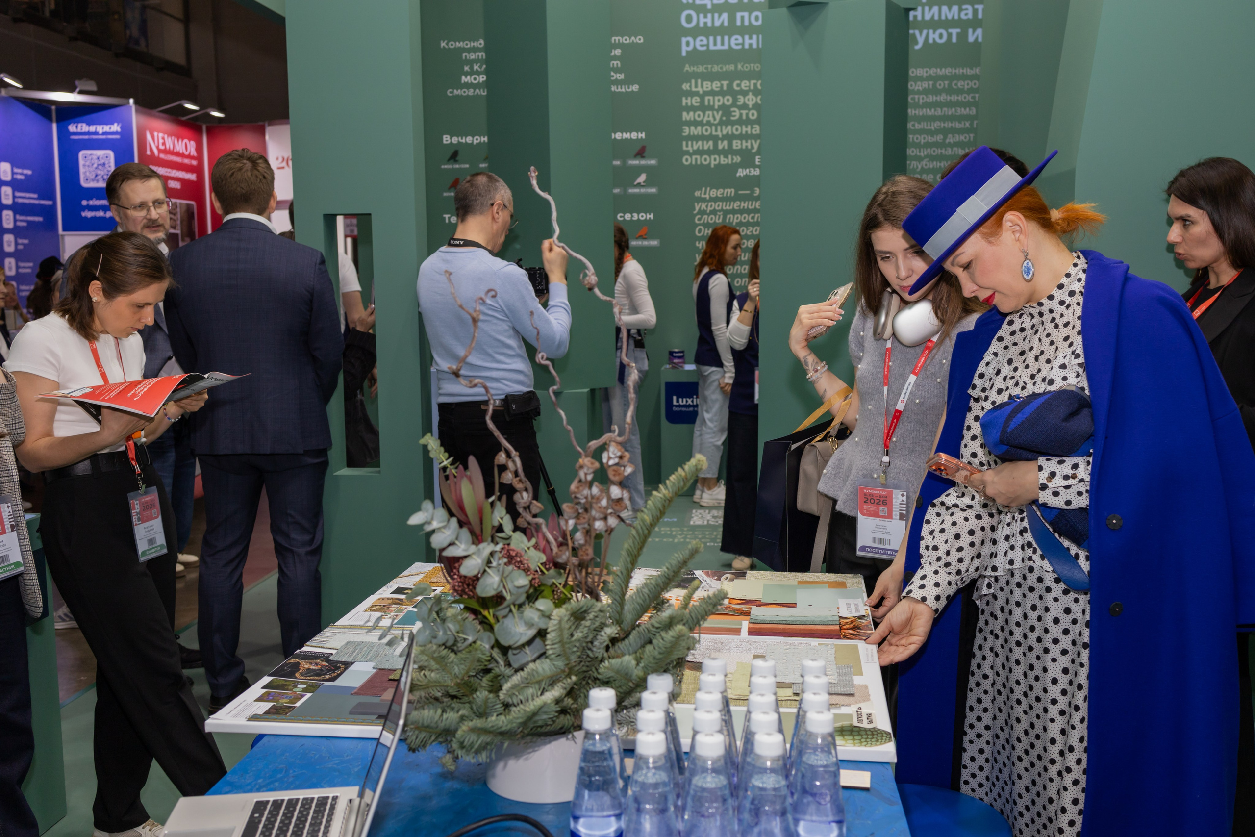 Стенд Luxium на выставке MosBuild 2026. Psharkova.ru