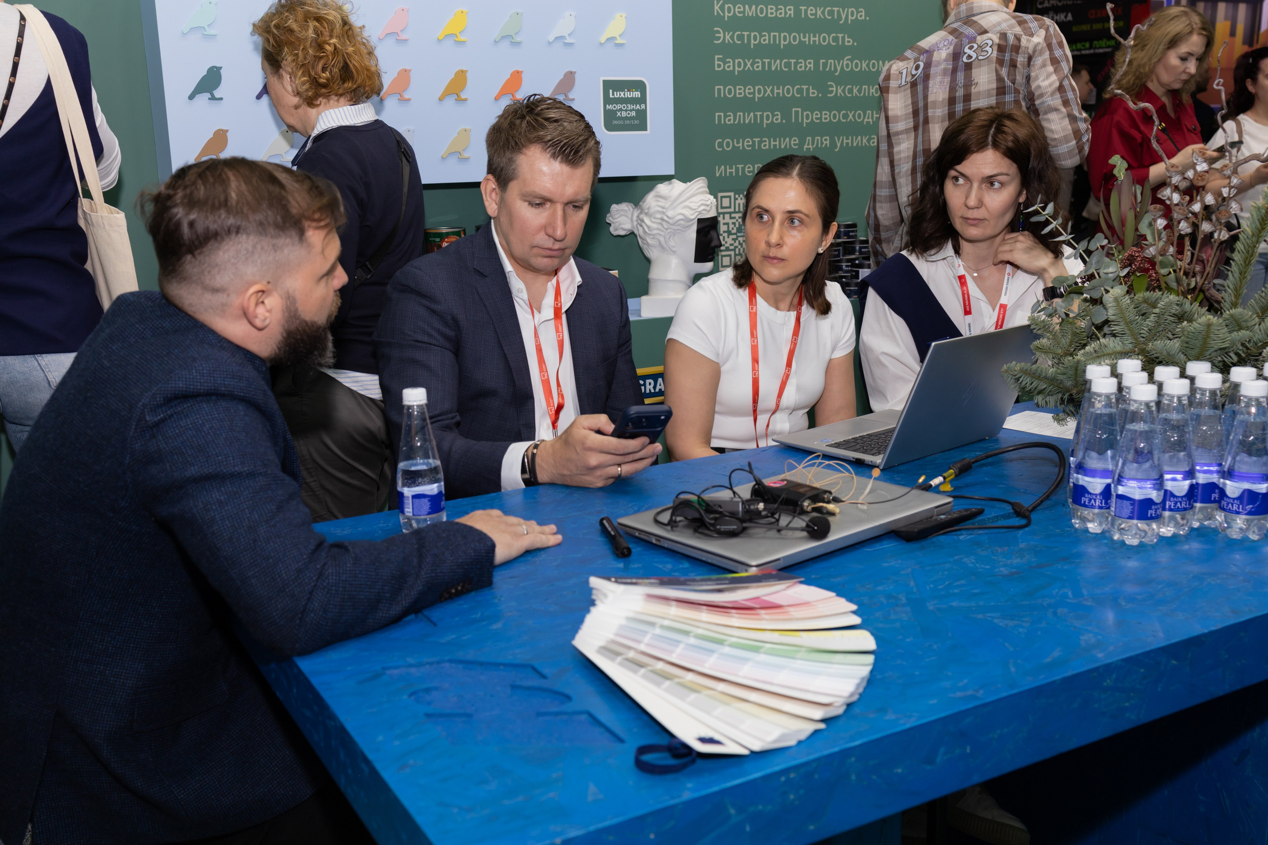 Стенд Luxium на выставке MosBuild 2026. Psharkova.ru