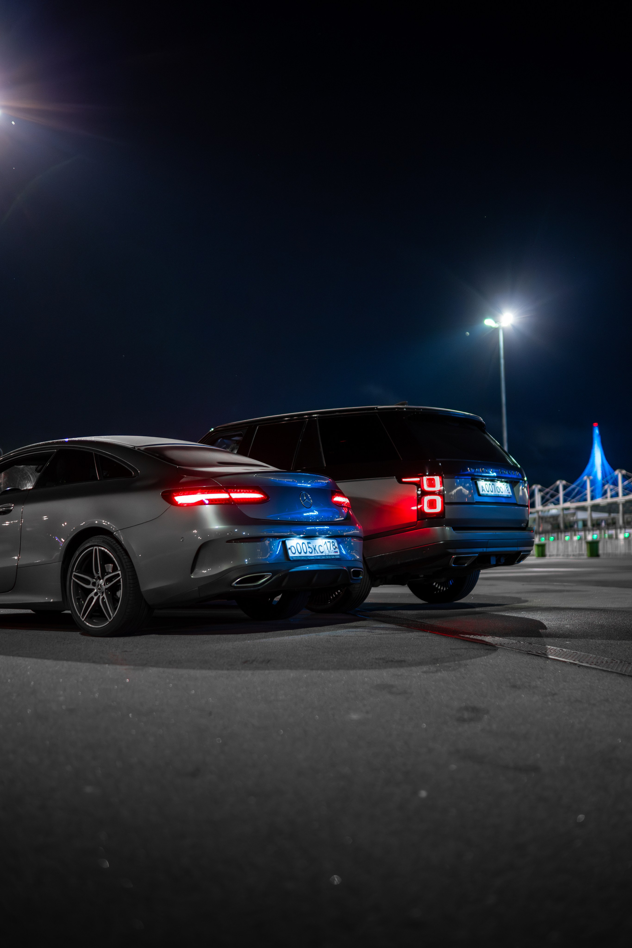 Mercedes Benz E200 + Range Rover Autobiography. Mirllaev