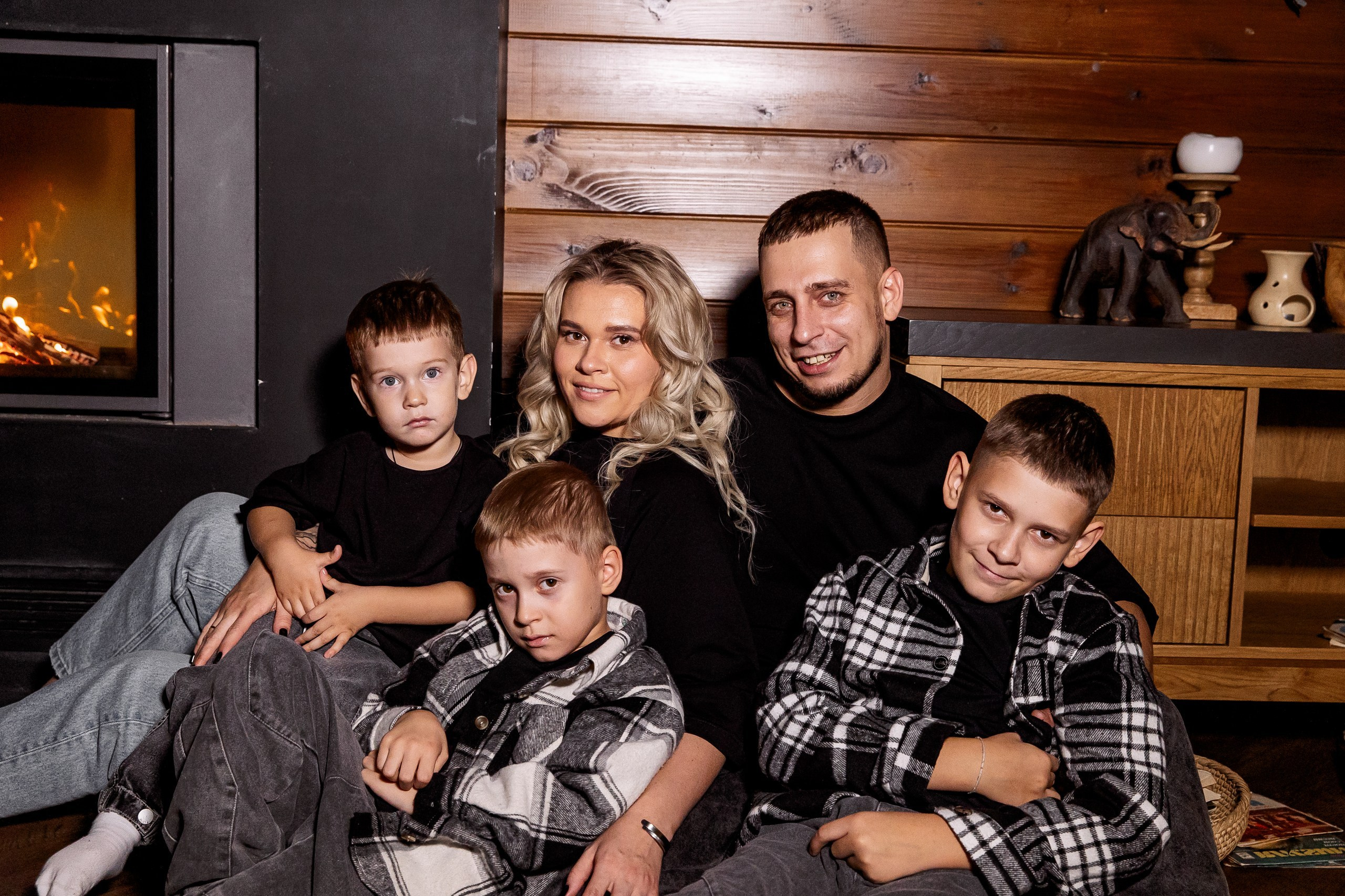 Эдуард и Дарья с сыновьями. Свадебный и семейный фотограф в Челябинске Юлия Ишимова