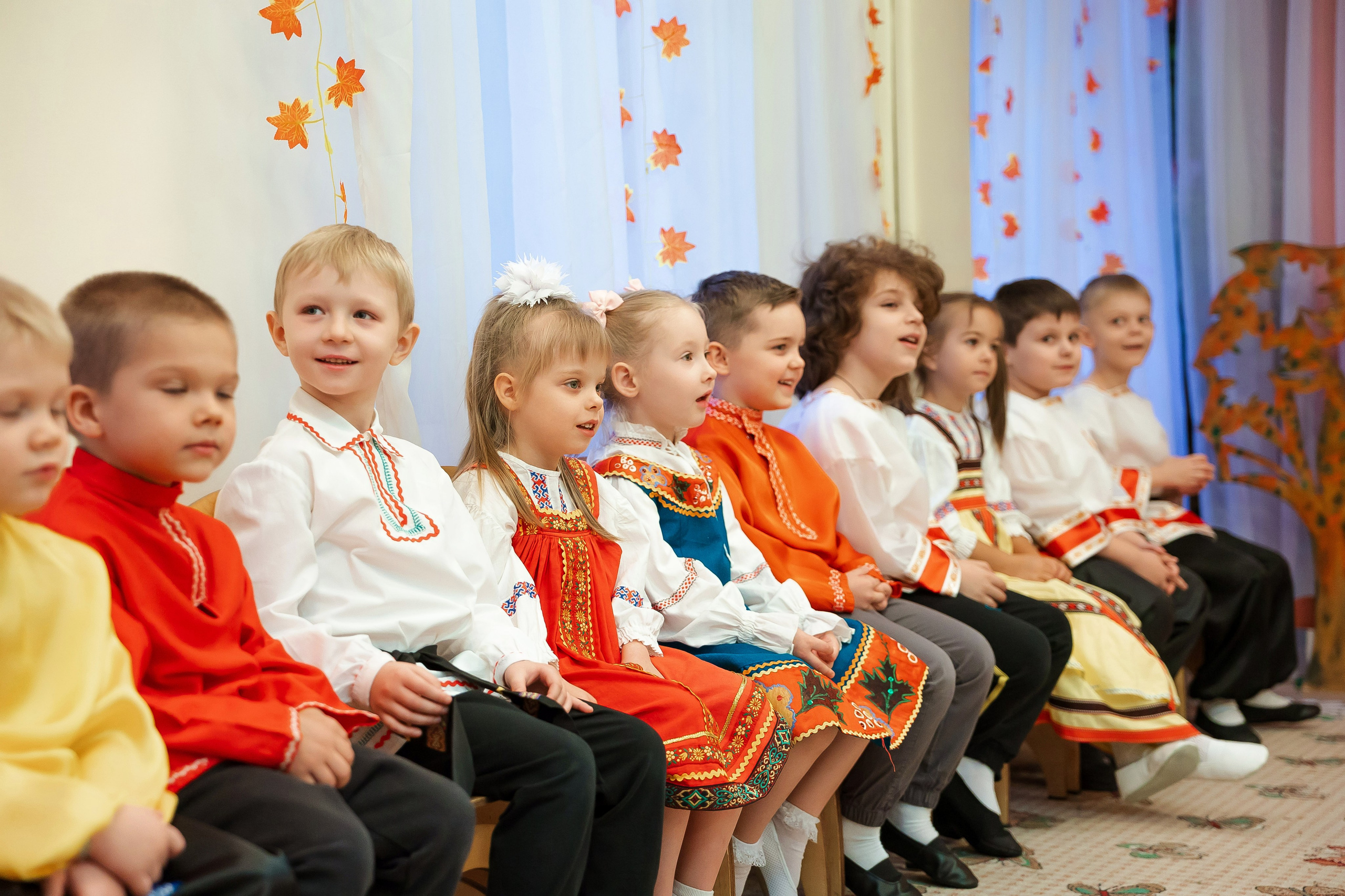 Осенний утренник. Семейный и детский фотограф в Москве Александра Мак