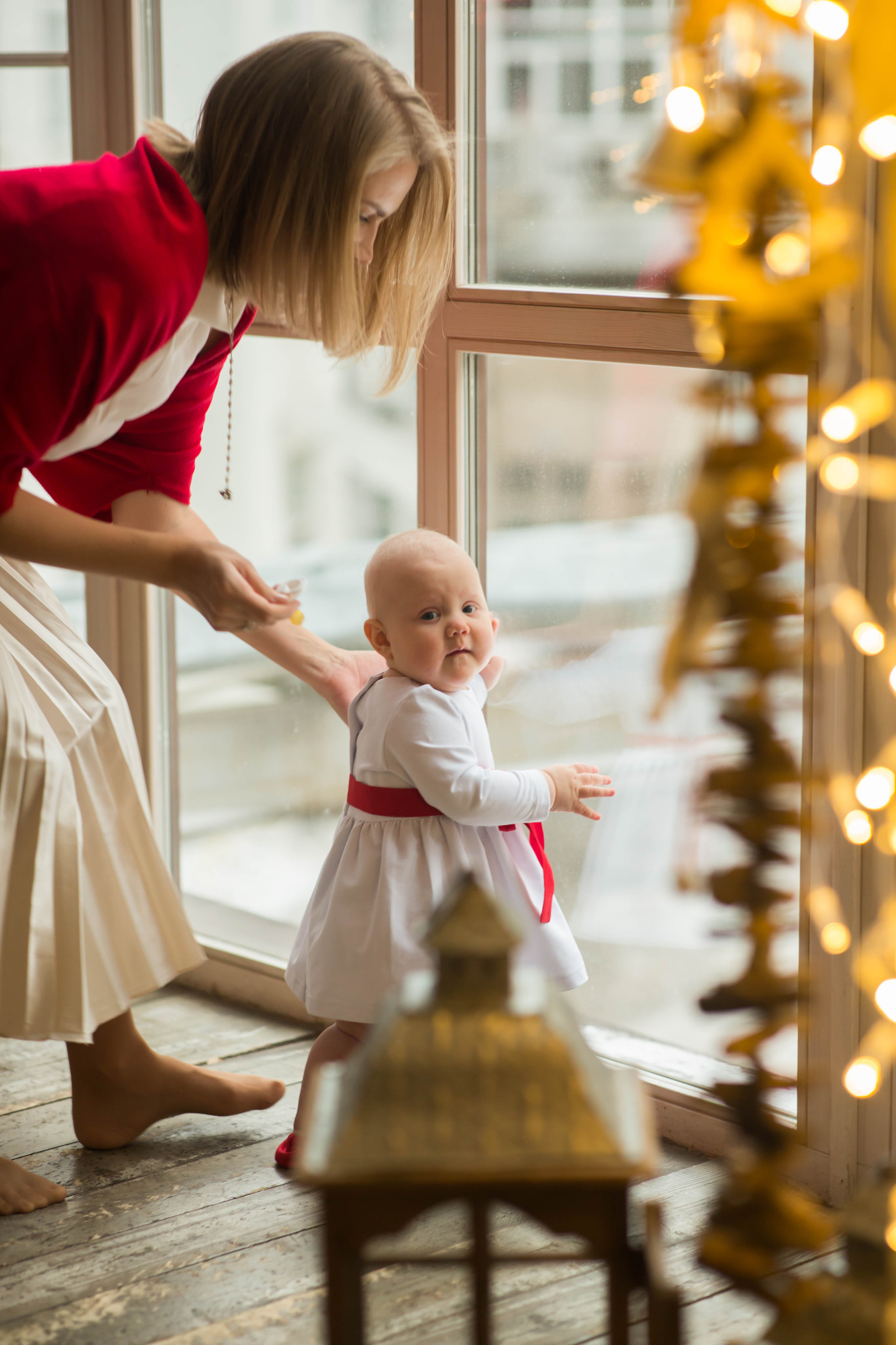 Новогодняя студийная фотосессия. Семейный и портретный фотограф в Москве Елена Флегант