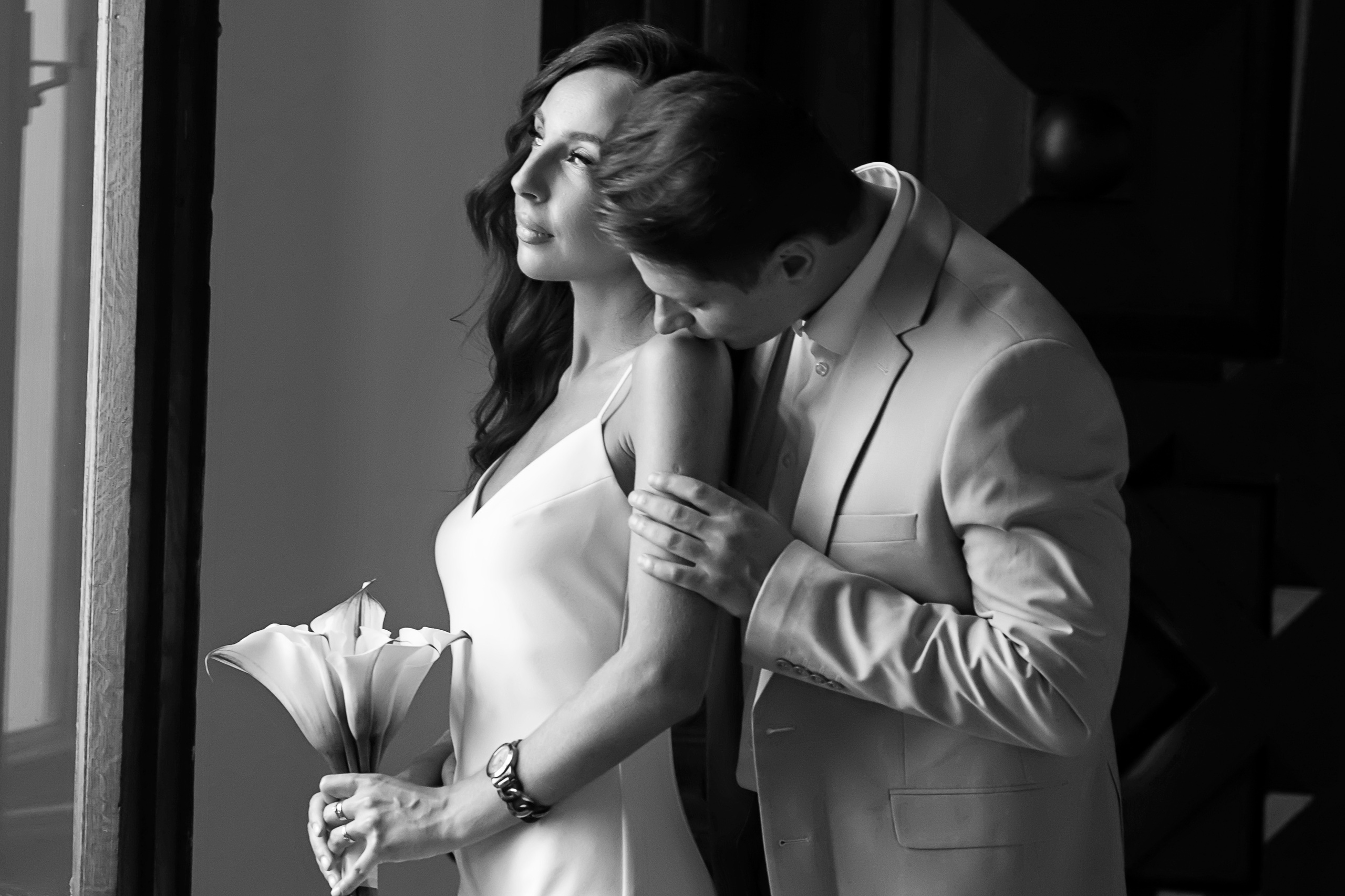 Свадебная съёмка в студии. Семейный и портретный фотограф в Москве Елена Флегант