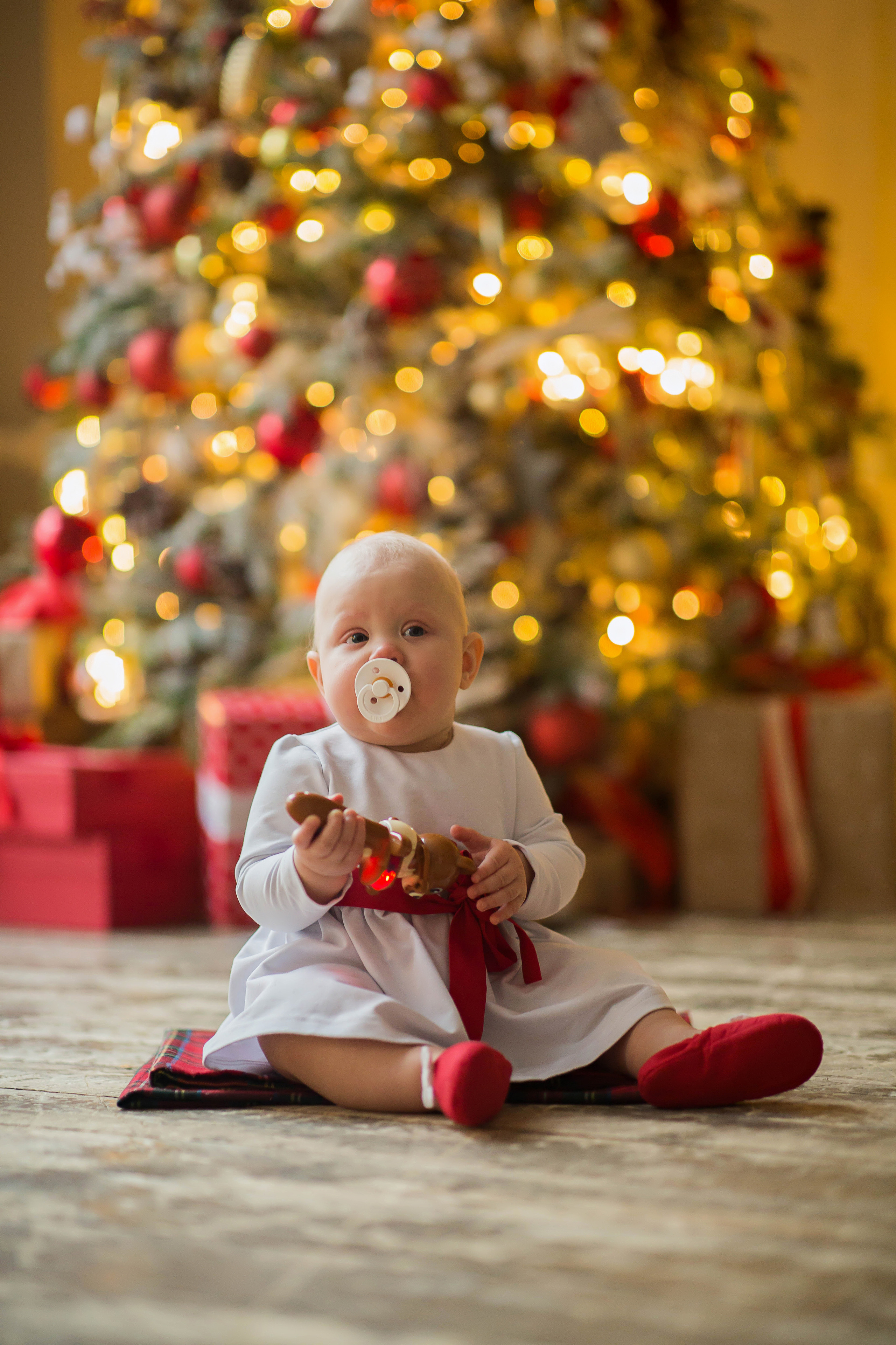 Новогодняя студийная фотосессия. Семейный и портретный фотограф в Москве Елена Флегант