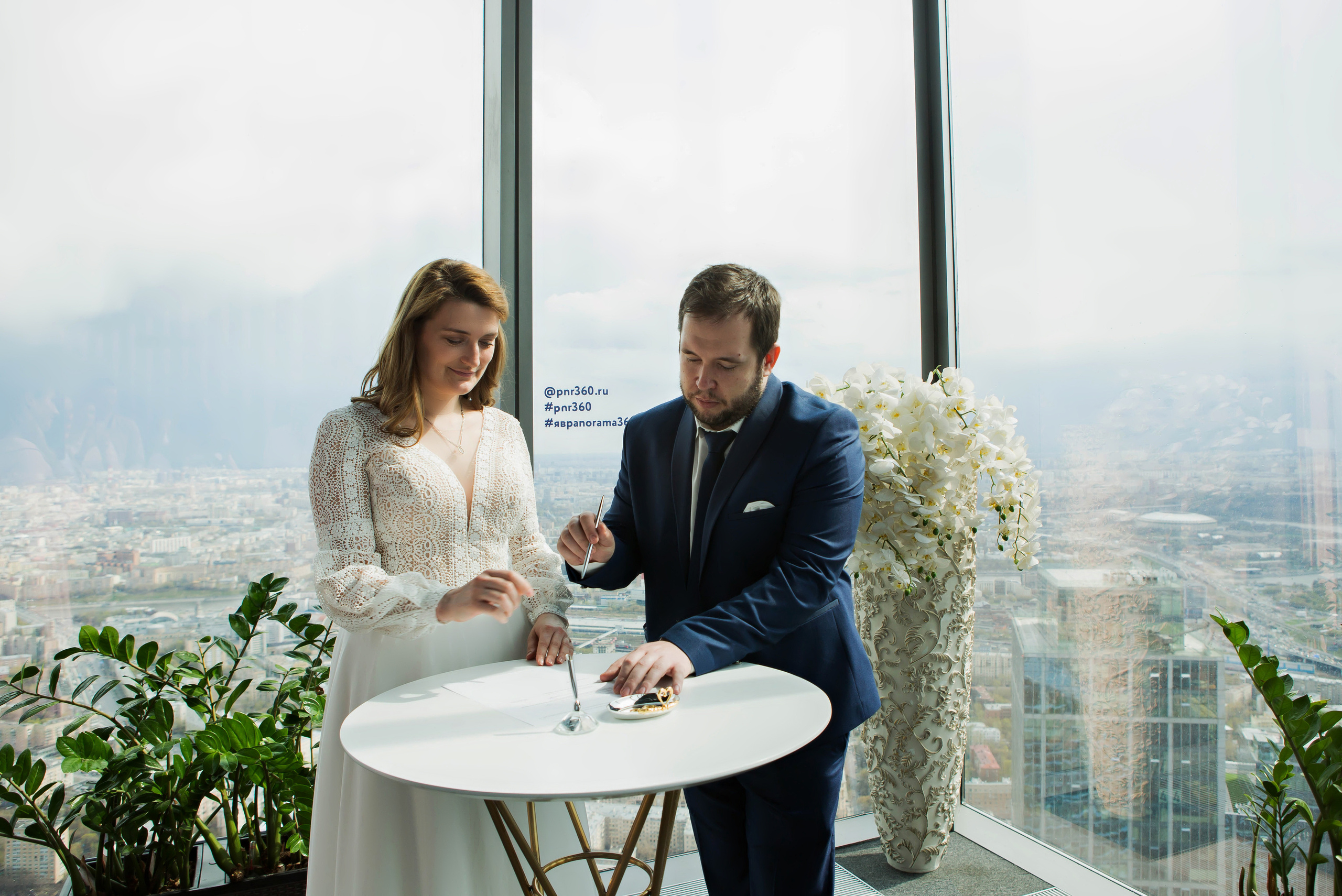 Свадьба в Москва-сити. Семейный и портретный фотограф в Москве Елена Флегант