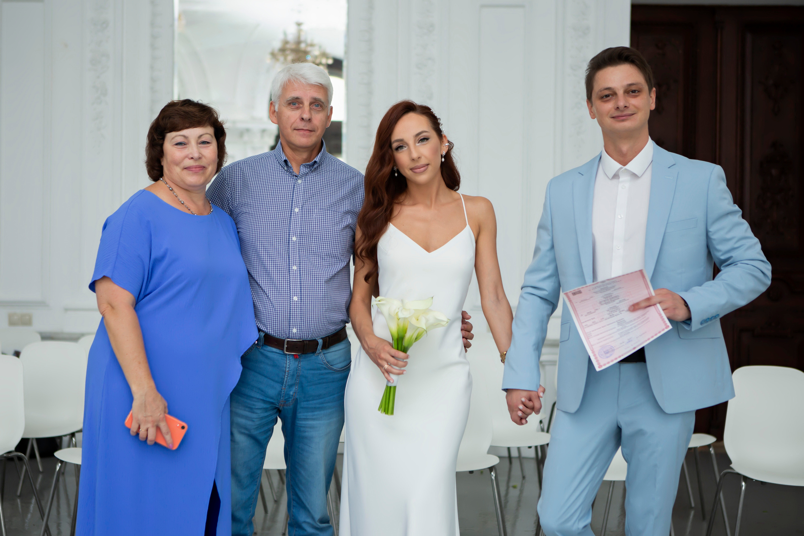 Свадебная съёмка в студии. Семейный и портретный фотограф в Москве Елена Флегант