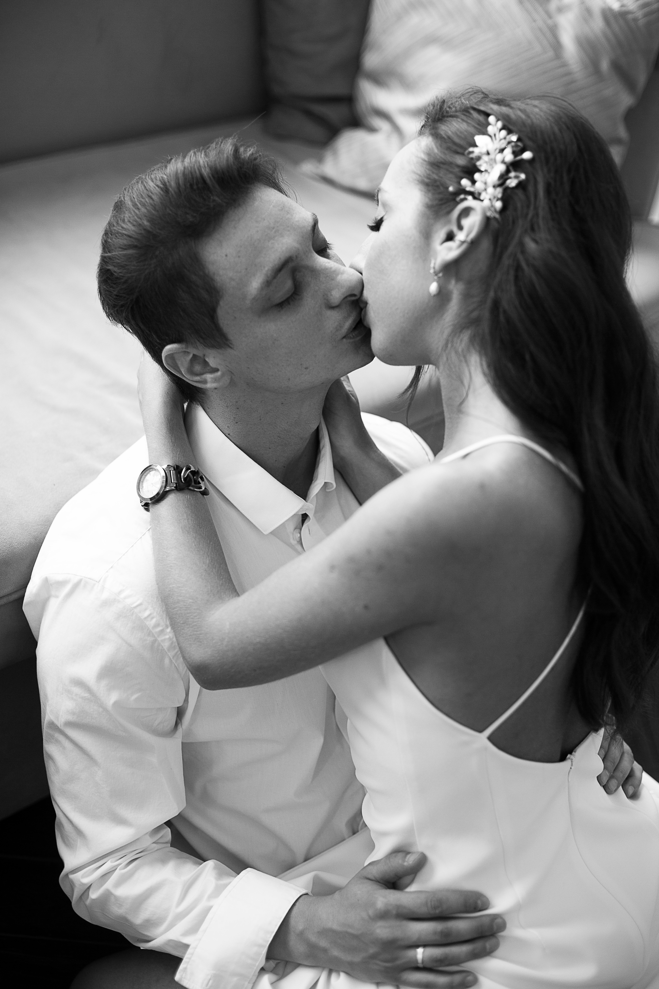 Свадебная съёмка в студии. Семейный и портретный фотограф в Москве Елена Флегант