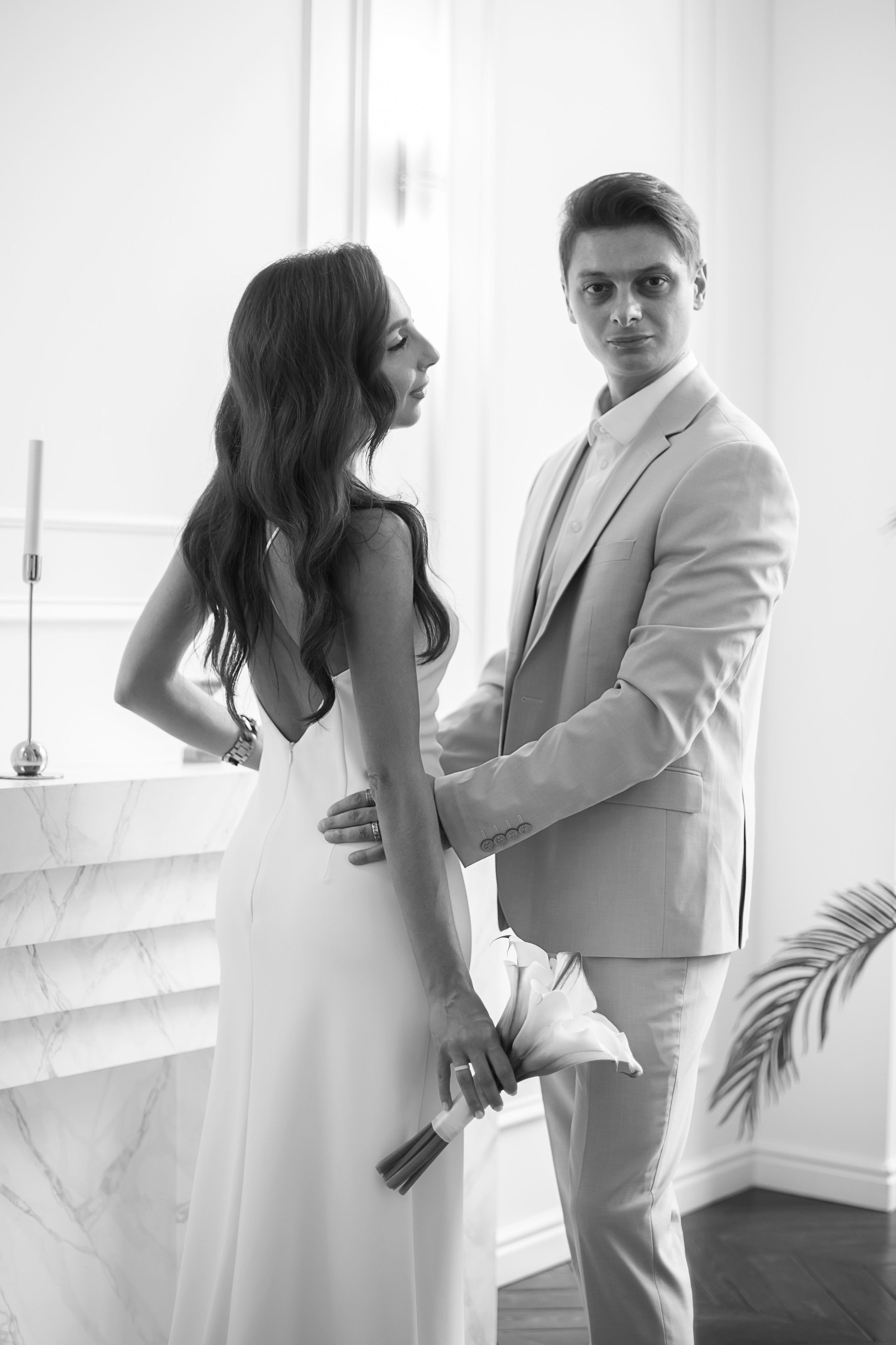 Свадебная съёмка в студии. Семейный и портретный фотограф в Москве Елена Флегант