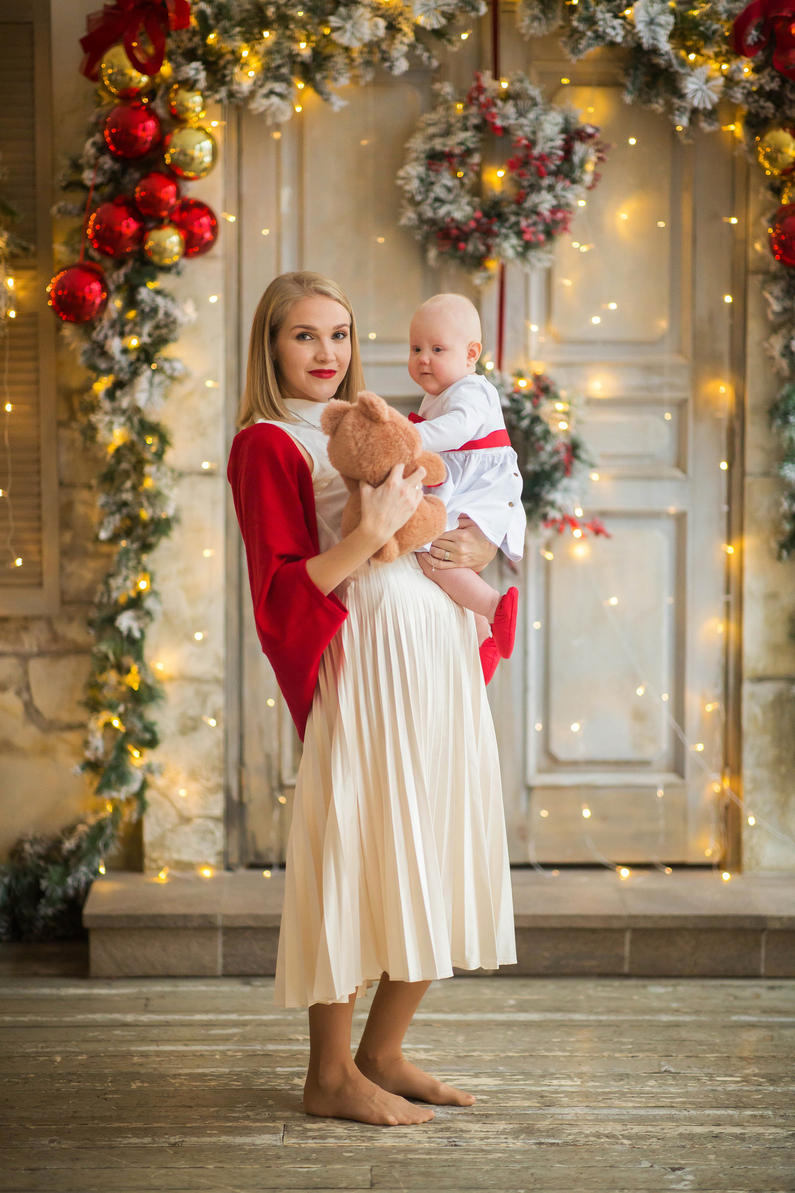 Новогодняя студийная фотосессия. Семейный и портретный фотограф в Москве Елена Флегант