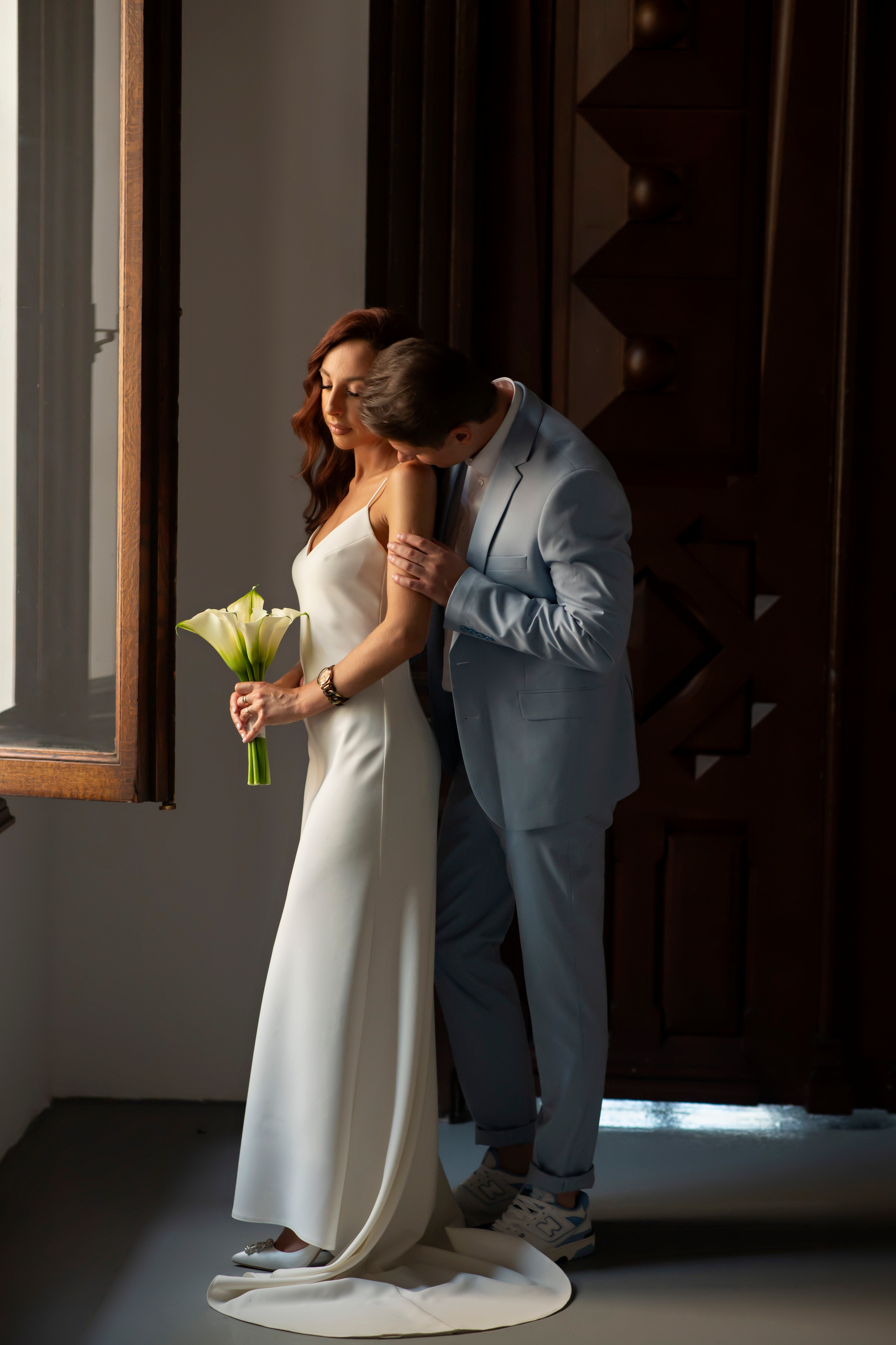 Свадебная съёмка в студии. Семейный и портретный фотограф в Москве Елена Флегант