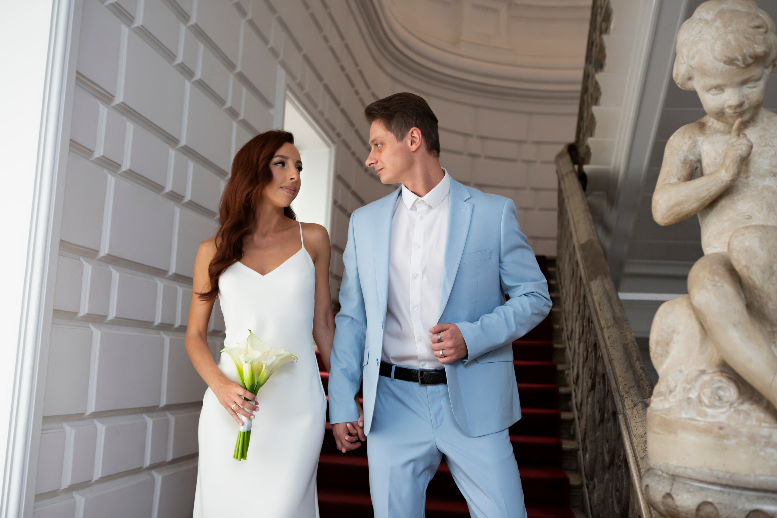 Свадебная съёмка в студии. Семейный и портретный фотограф в Москве Елена Флегант