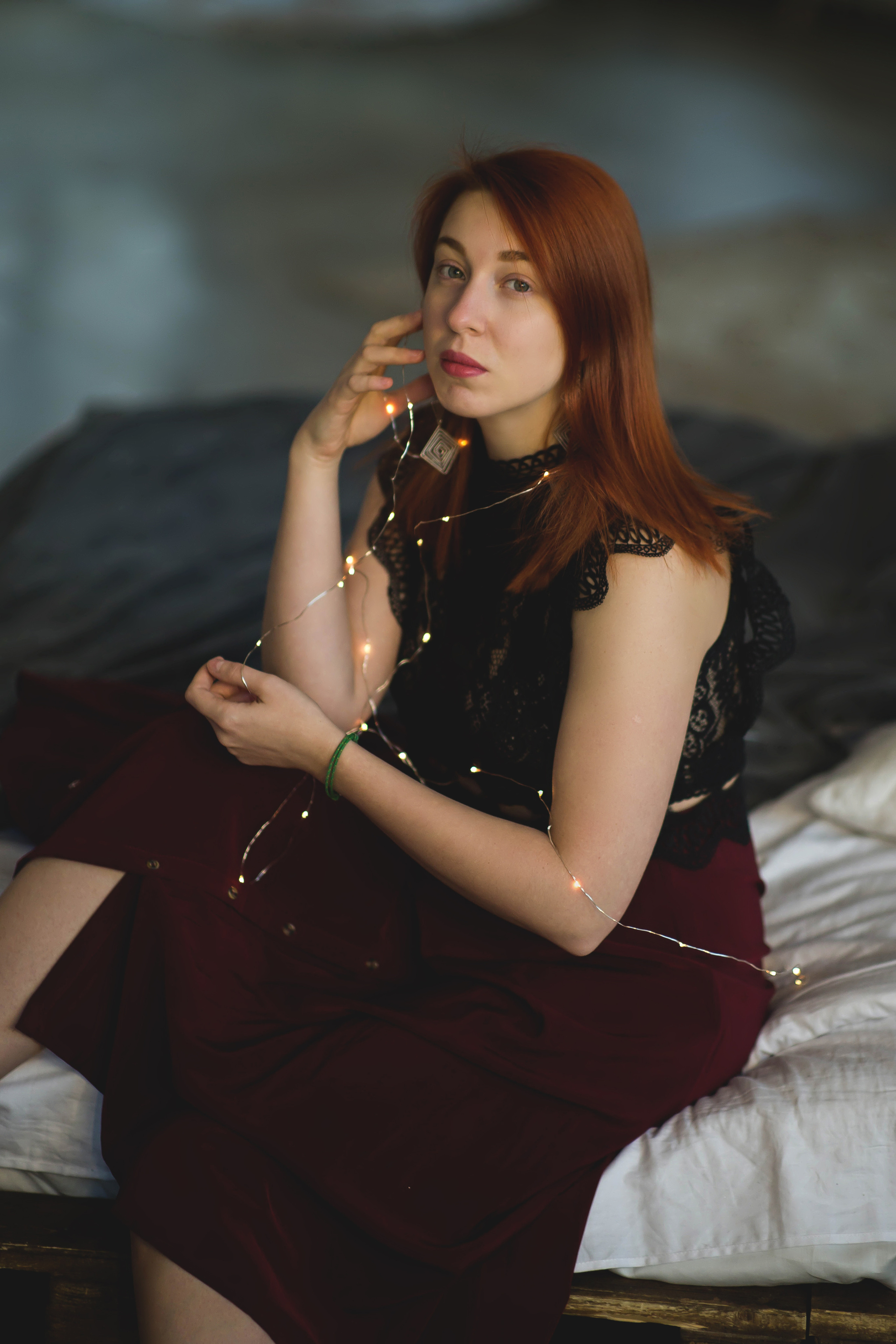 Новогодняя фотосессия в студии. Семейный и портретный фотограф в Москве Елена Флегант