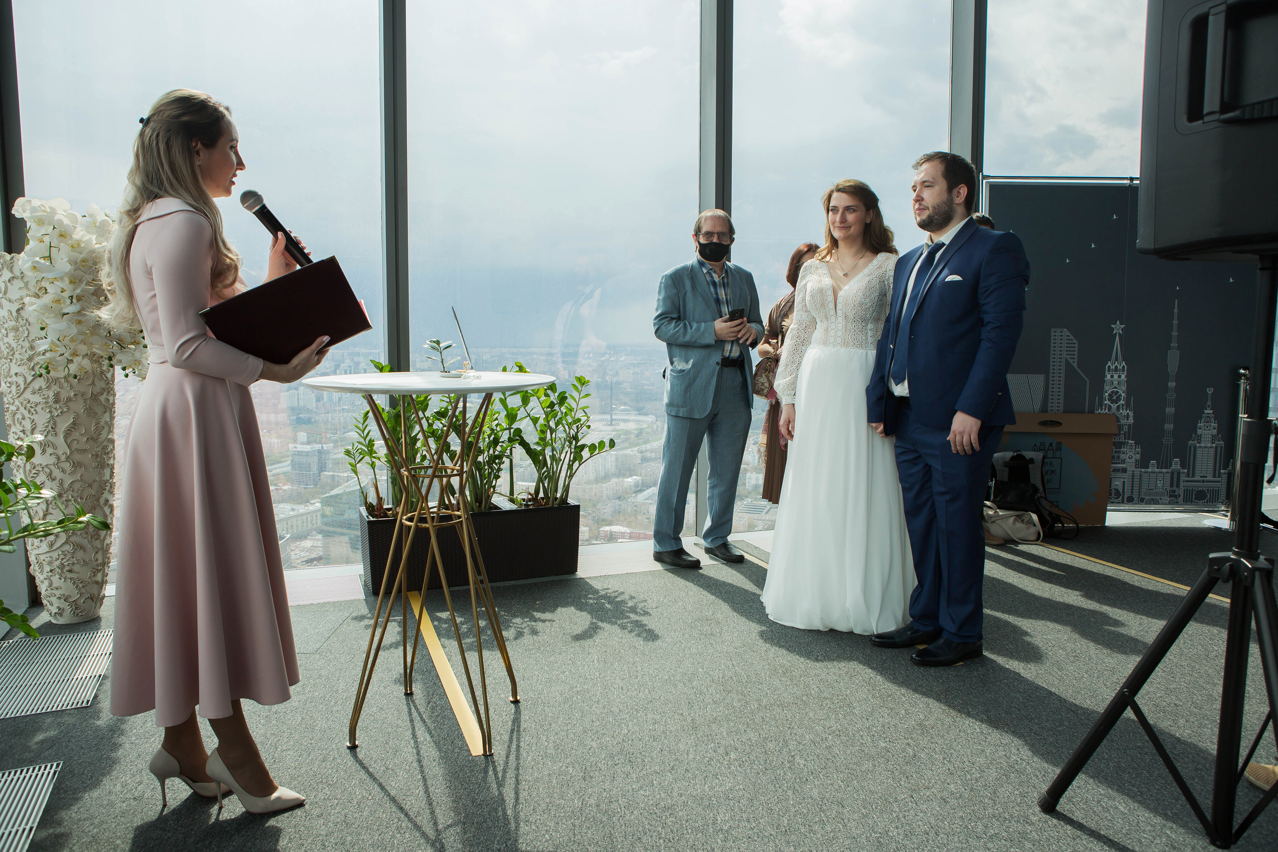 Свадьба в Москва-сити. Семейный и портретный фотограф в Москве Елена Флегант
