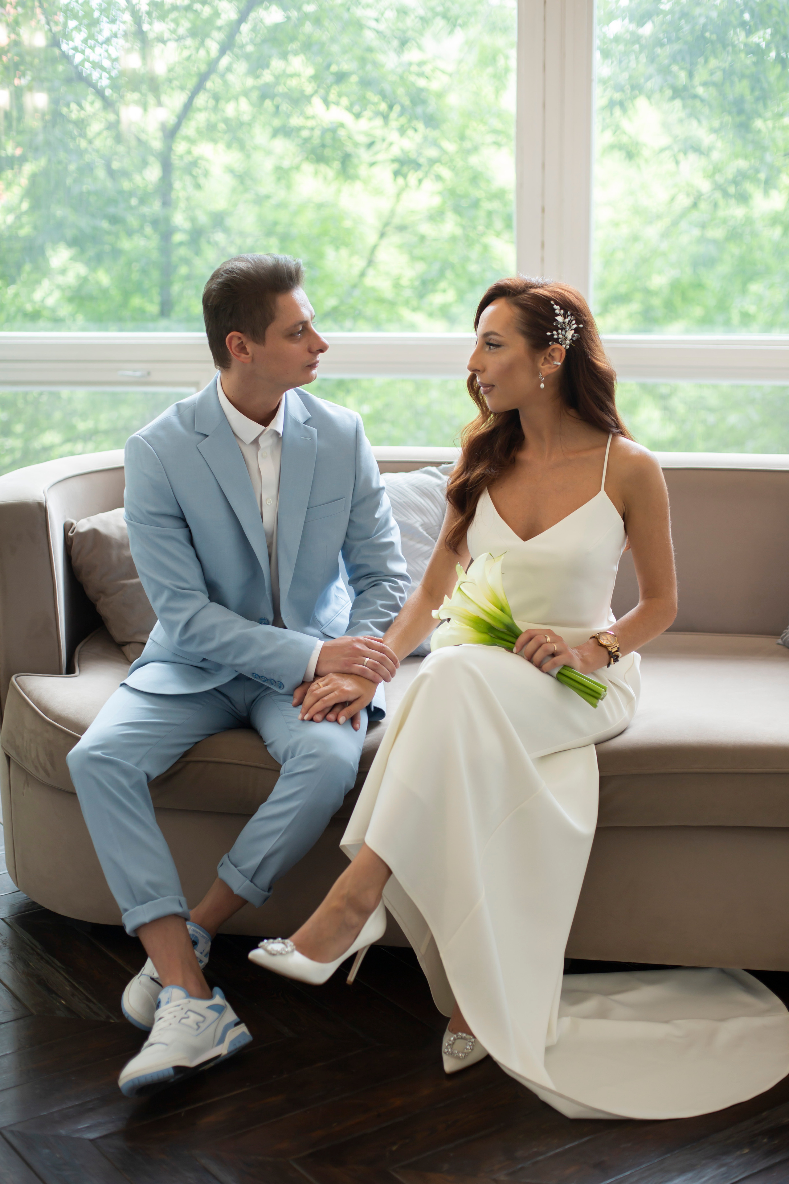 Свадебная съёмка в студии. Семейный и портретный фотограф в Москве Елена Флегант