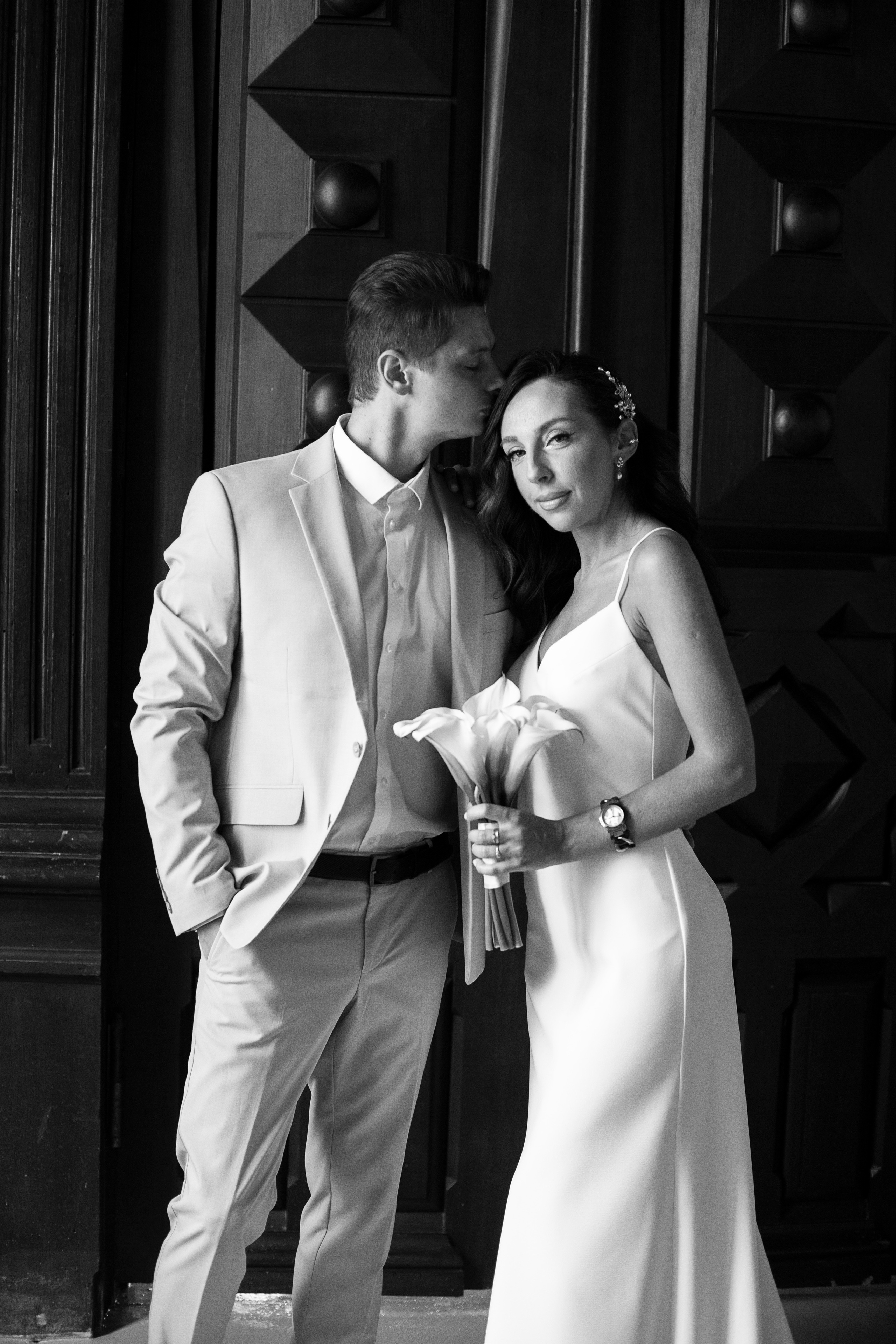 Свадебная съёмка в студии. Семейный и портретный фотограф в Москве Елена Флегант