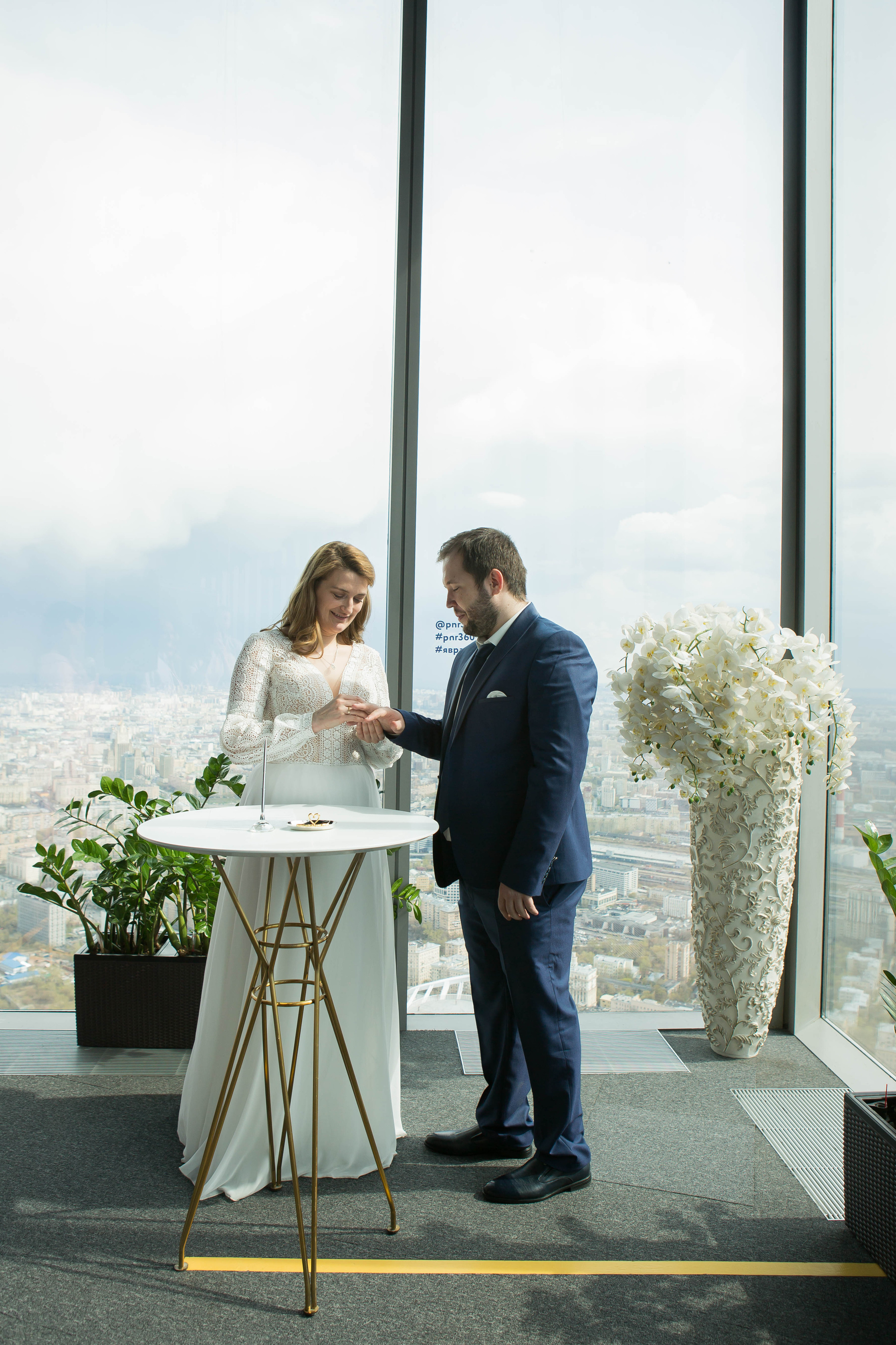 Свадьба в Москва-сити. Семейный и портретный фотограф в Москве Елена Флегант