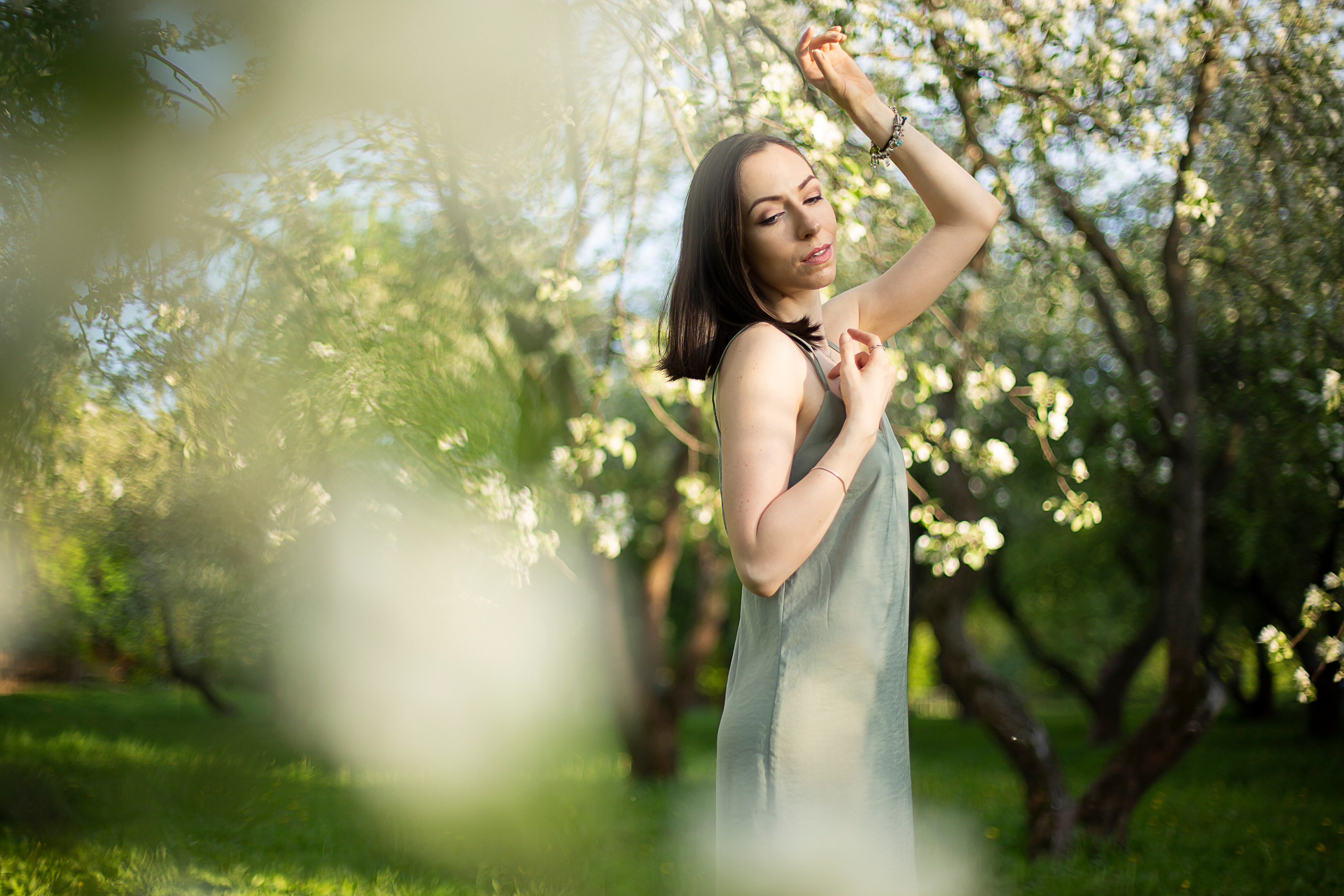Весенняя фотосессия в цветах. Семейный и портретный фотограф в Москве Елена Флегант