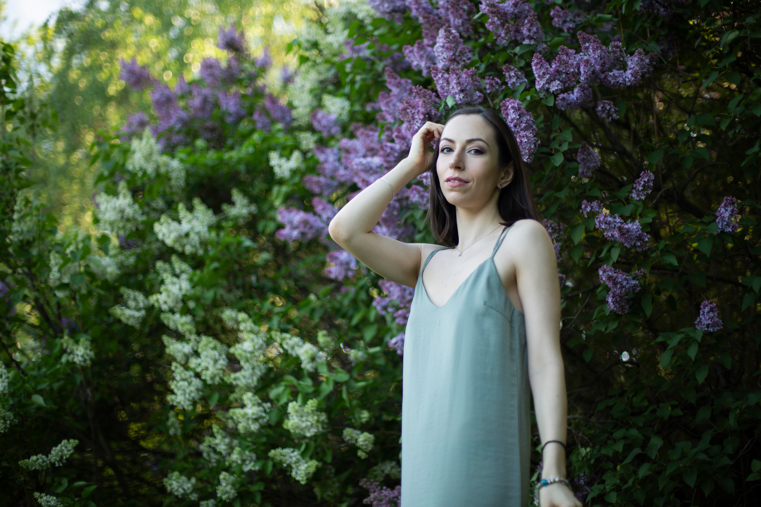 Весенняя фотосессия в цветах. Семейный и портретный фотограф в Москве Елена Флегант