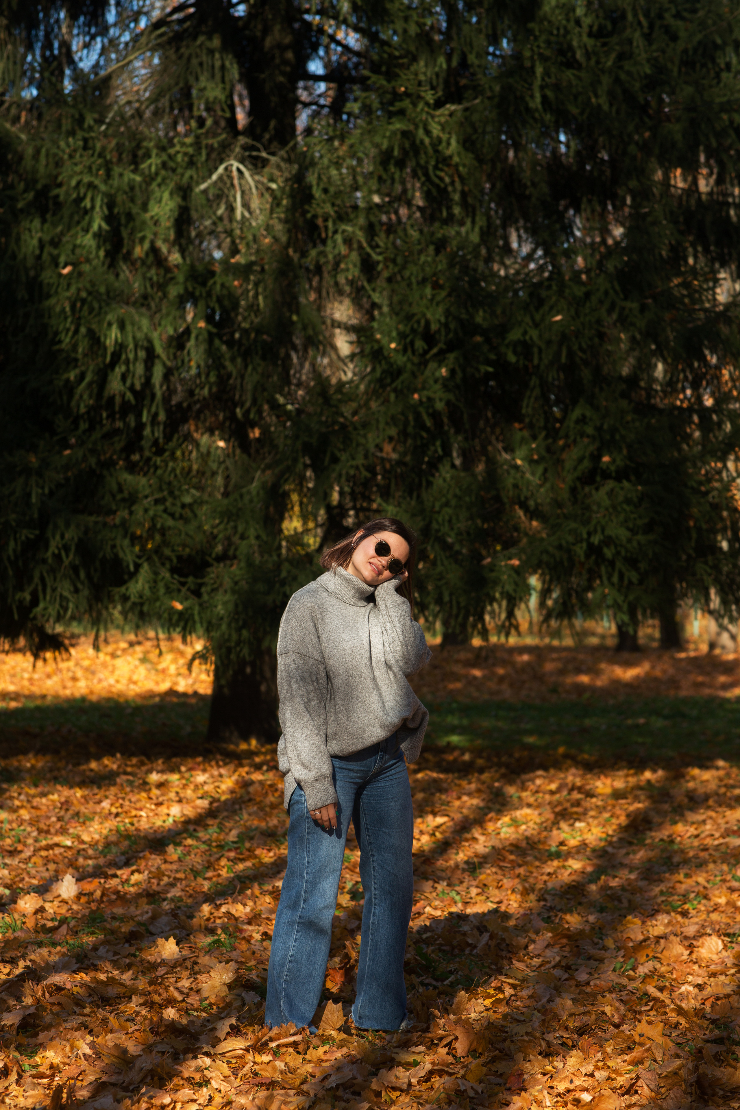 Осенняя фотосессия в парке. Семейный и портретный фотограф в Москве Елена Флегант