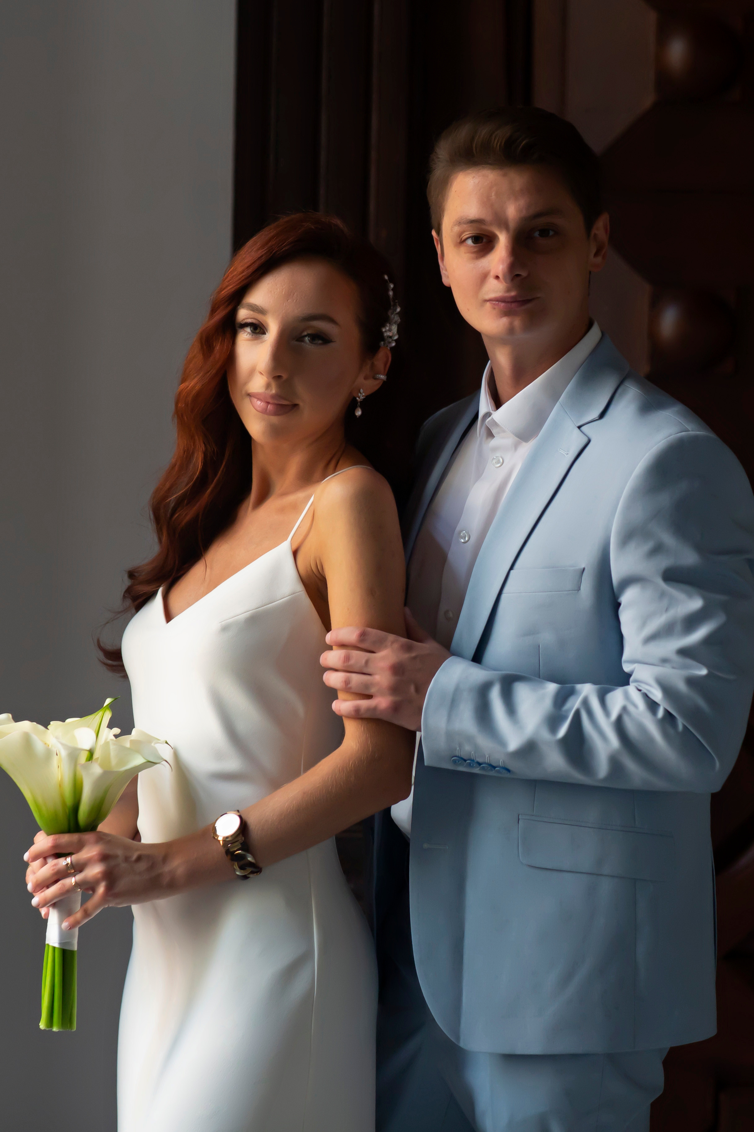 Свадебная съёмка в студии. Семейный и портретный фотограф в Москве Елена Флегант