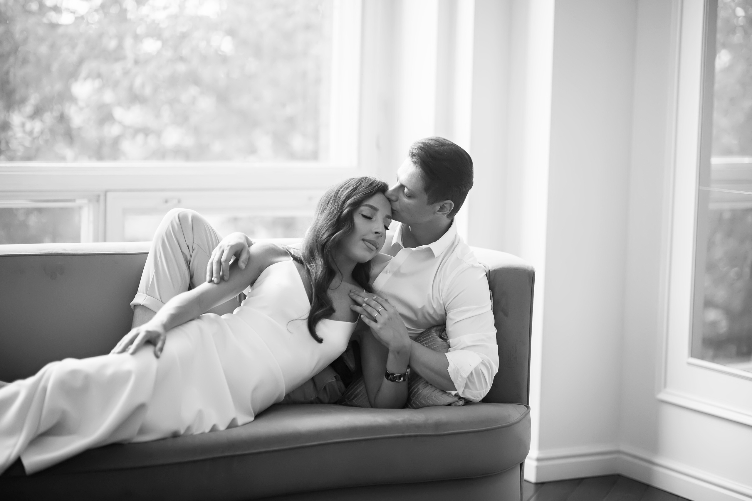 Свадебная съёмка в студии. Семейный и портретный фотограф в Москве Елена Флегант