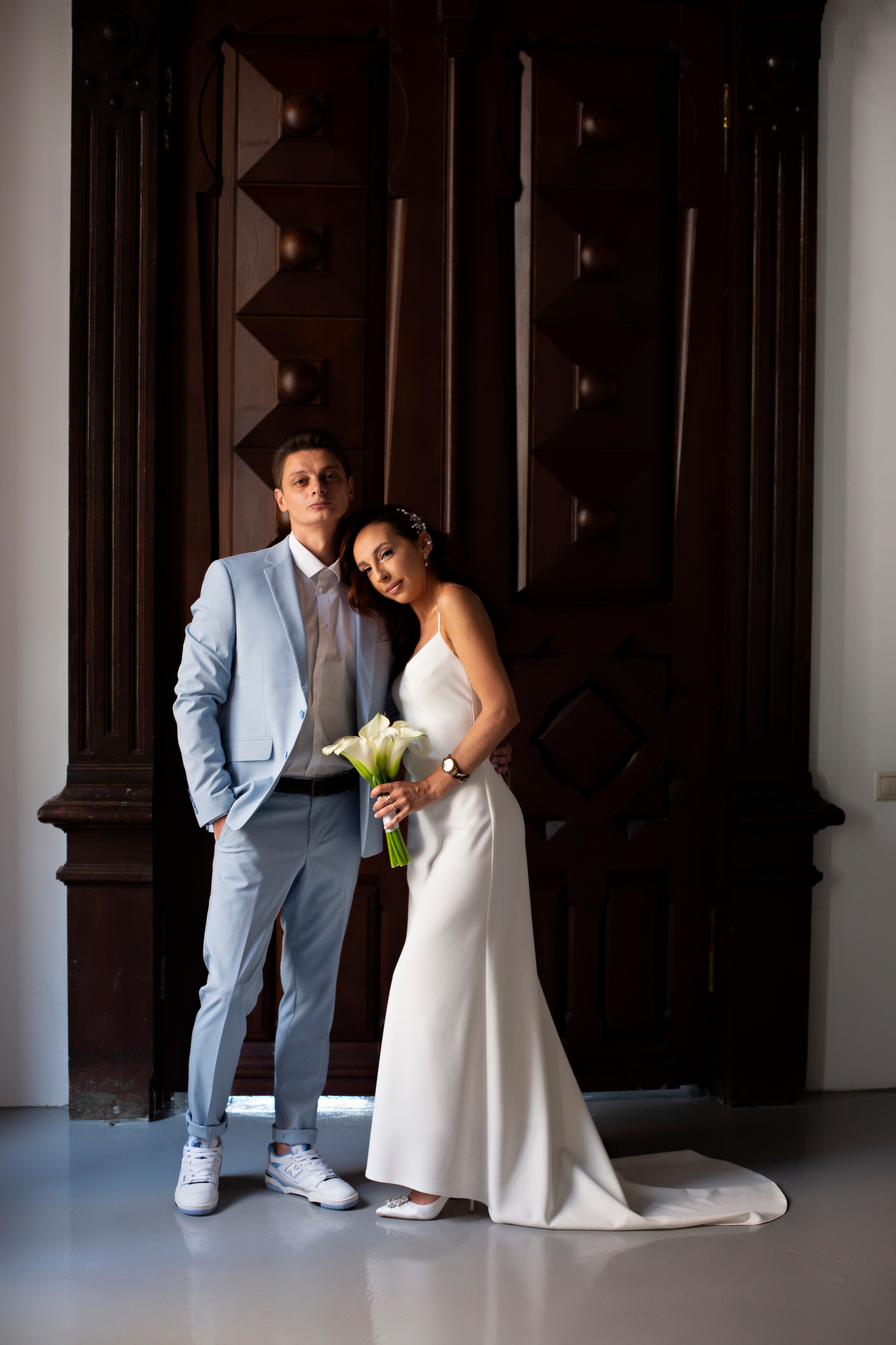 Свадебная съёмка в студии. Семейный и портретный фотограф в Москве Елена Флегант