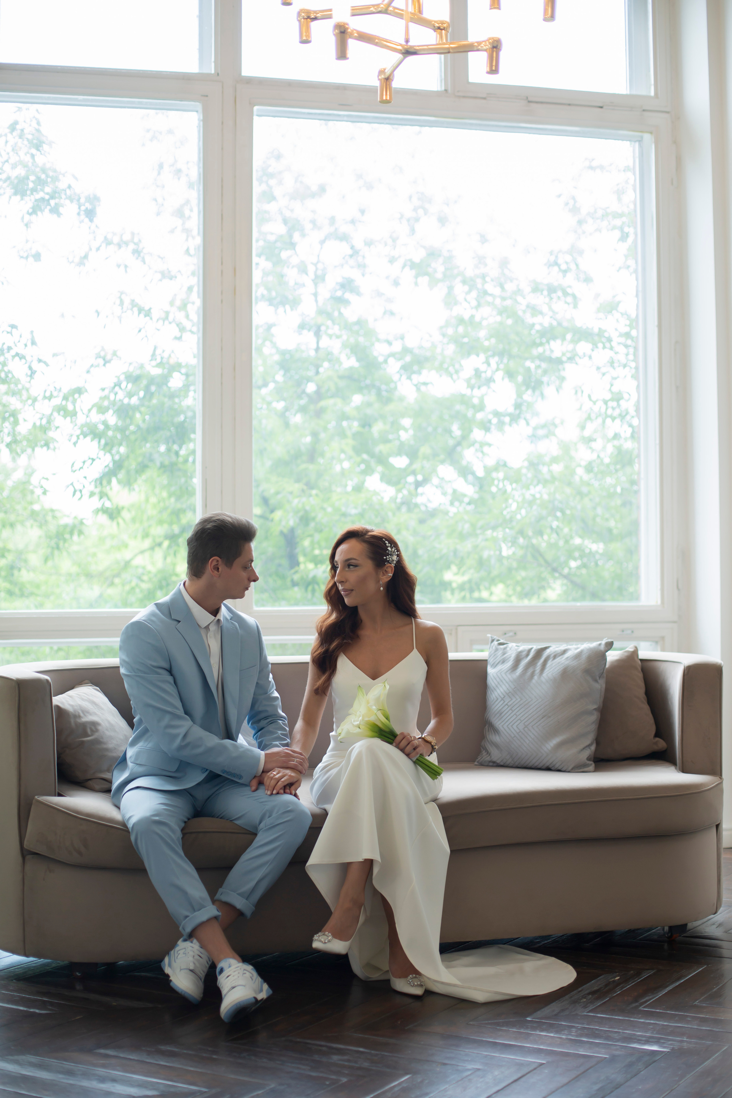 Свадебная съёмка в студии. Семейный и портретный фотограф в Москве Елена Флегант