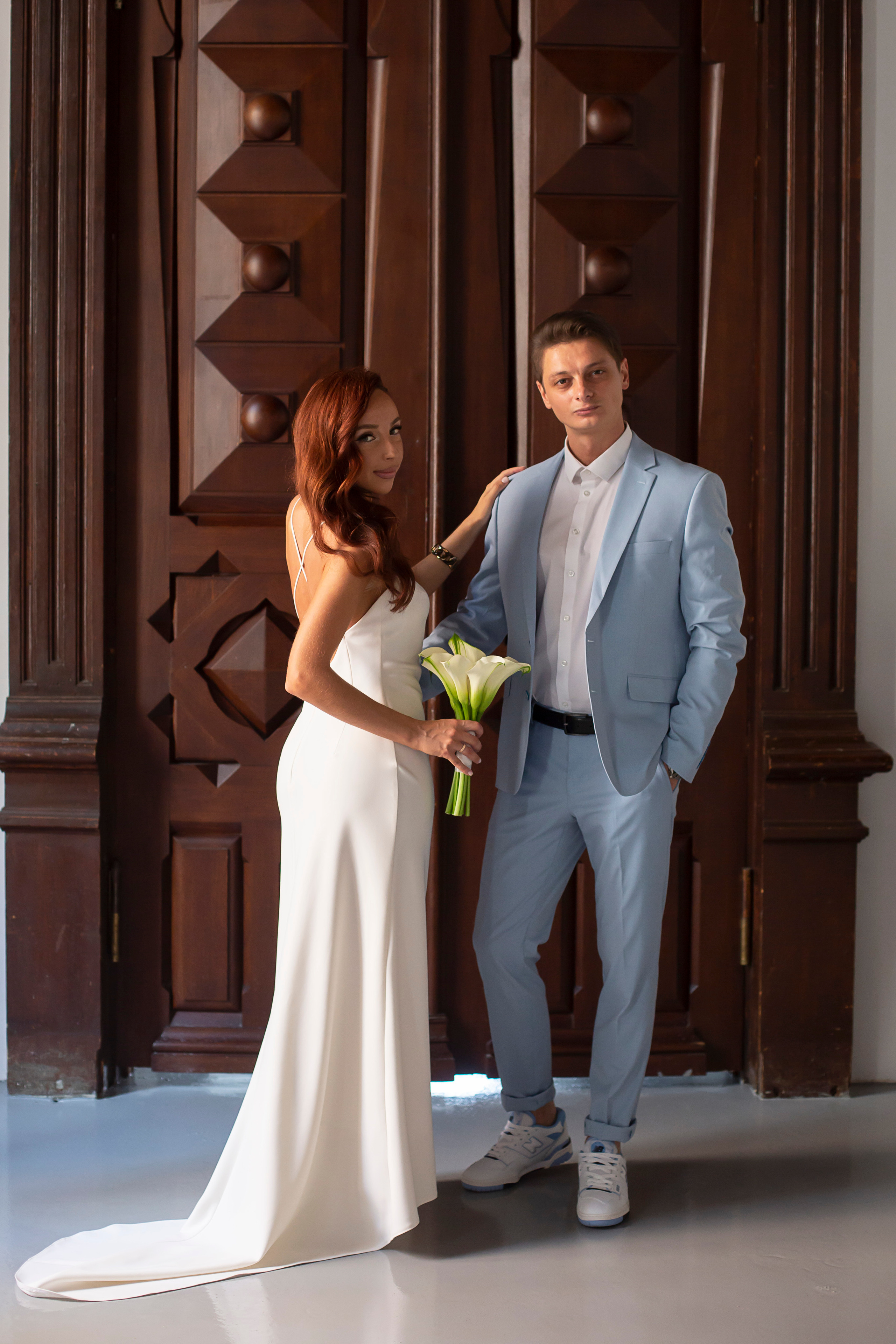 Свадебная съёмка в студии. Семейный и портретный фотограф в Москве Елена Флегант