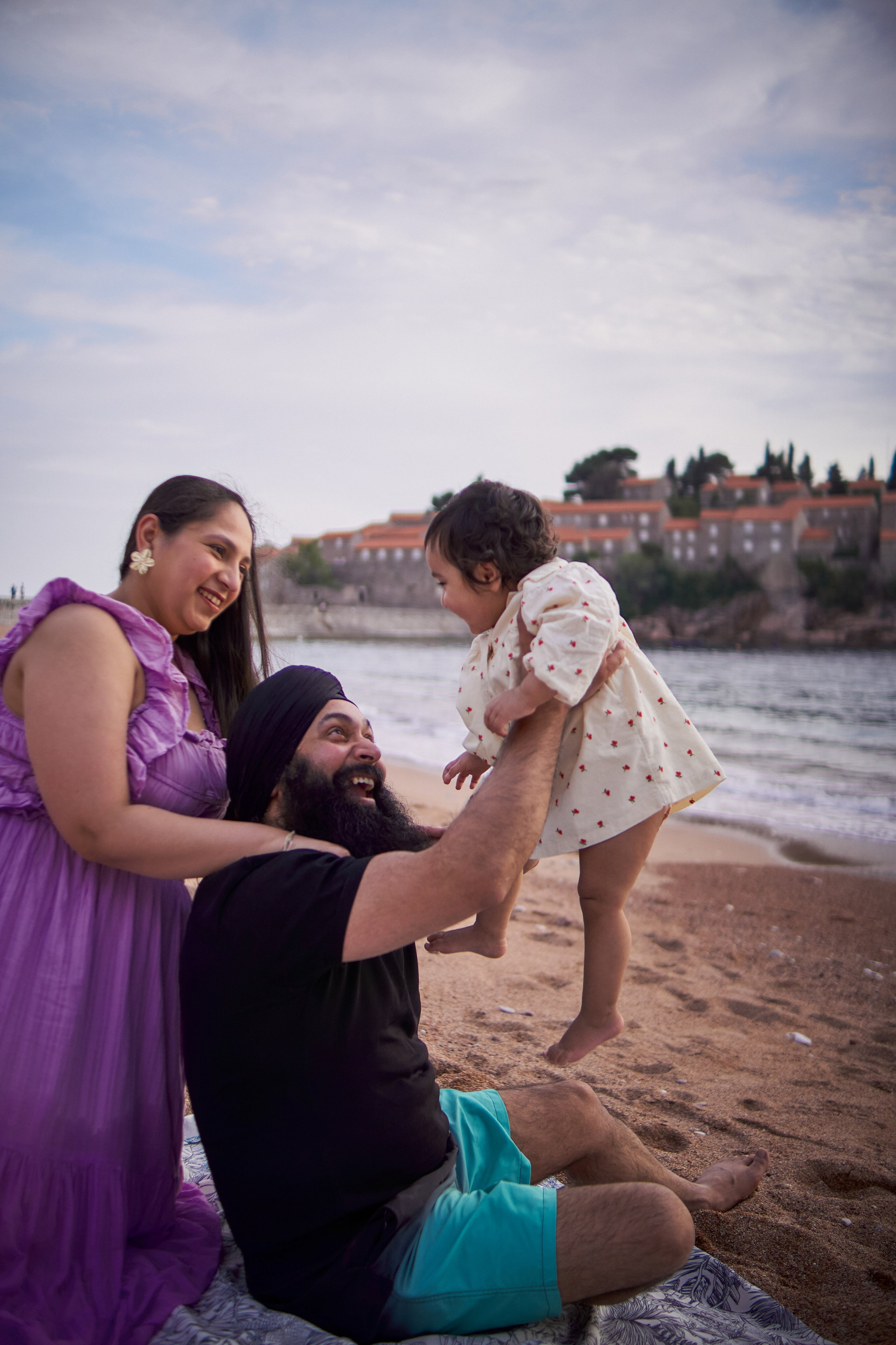 Фотограф в Черногории | Семейная фотосессия в Милочере и Свети Стефане