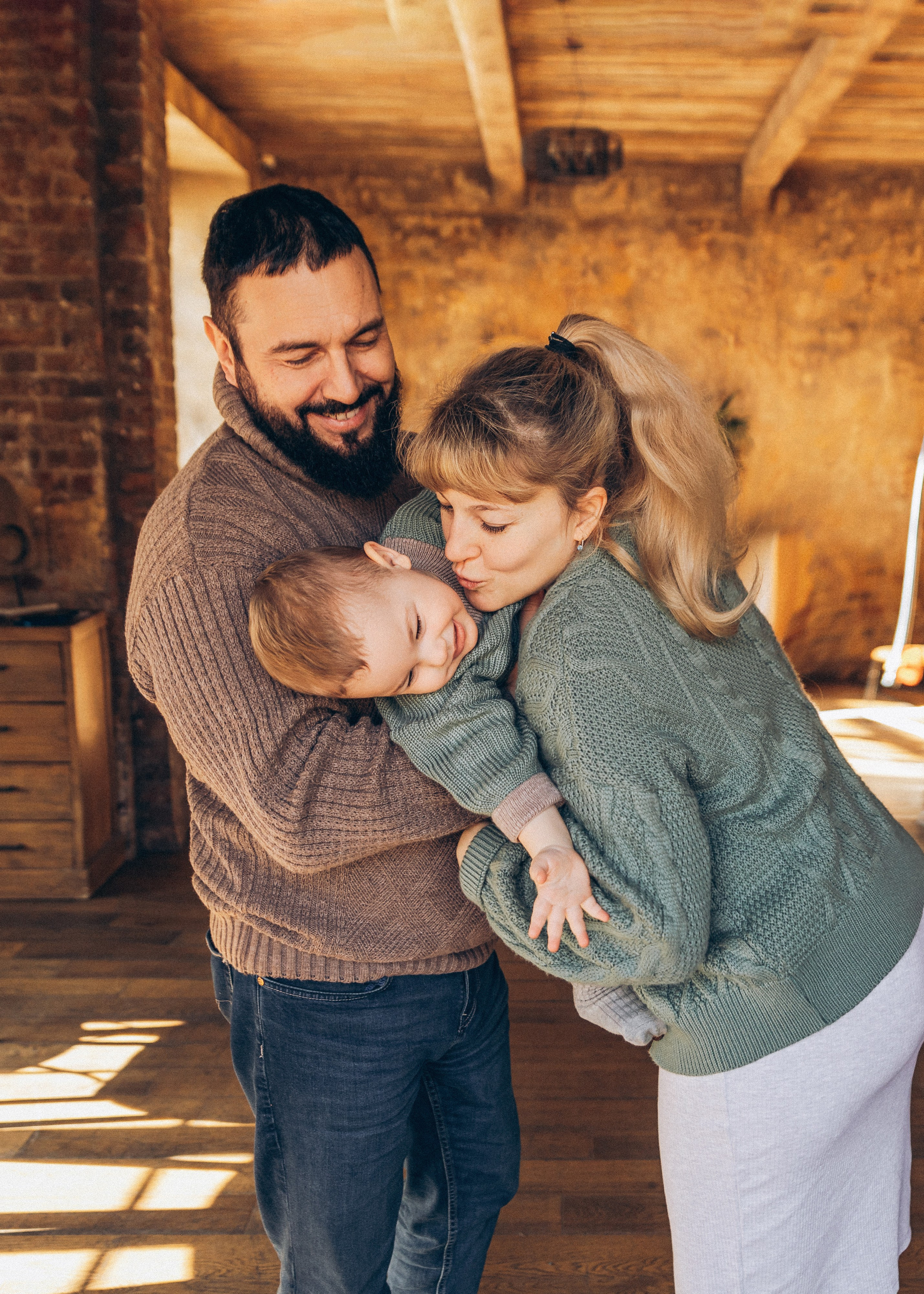 Оля, Леша и Димулька. Семейный фотограф В Москве Александра Дейкун