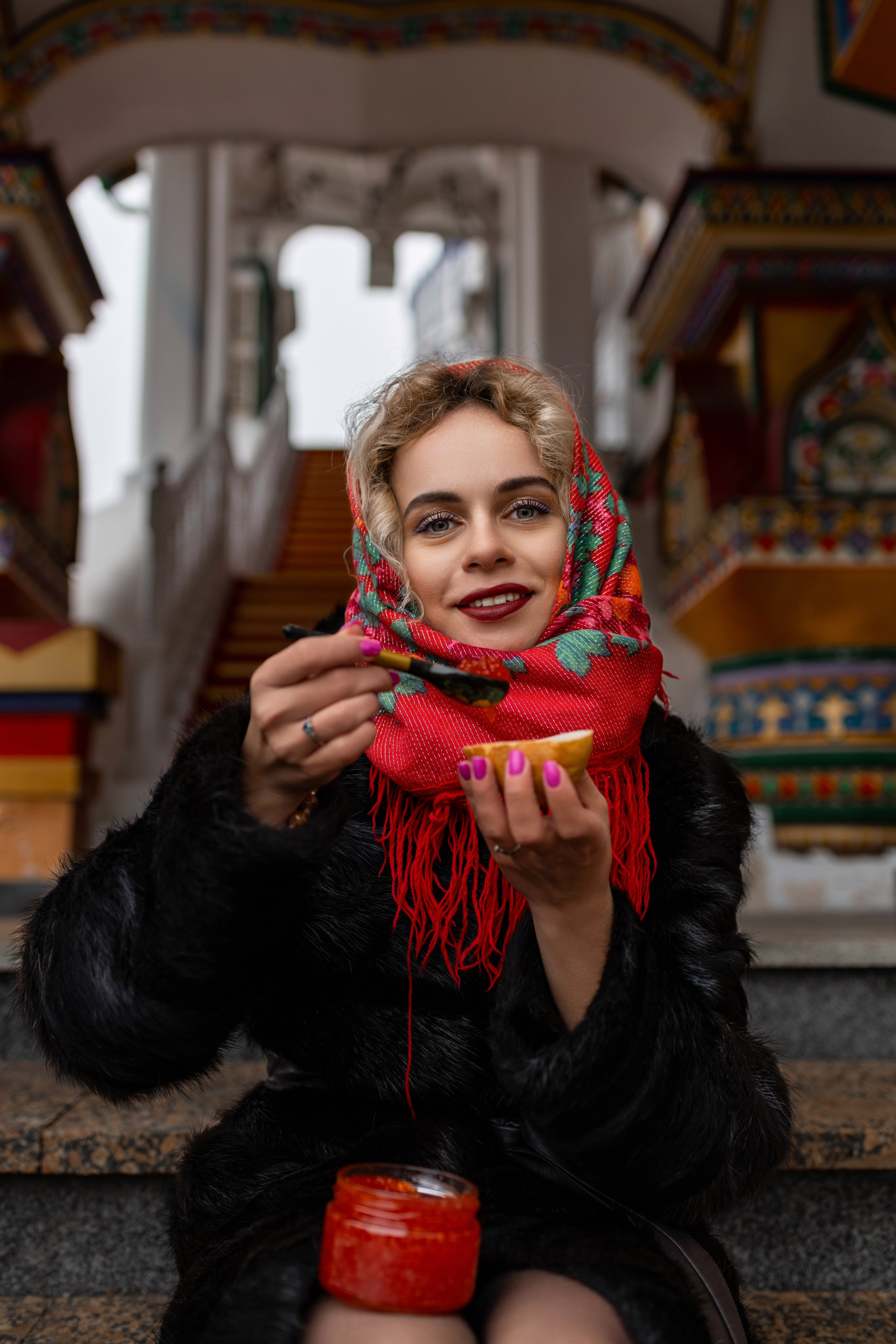 Юлия с икрой. Фотограф в Москве/Зарайске Шахова Марина