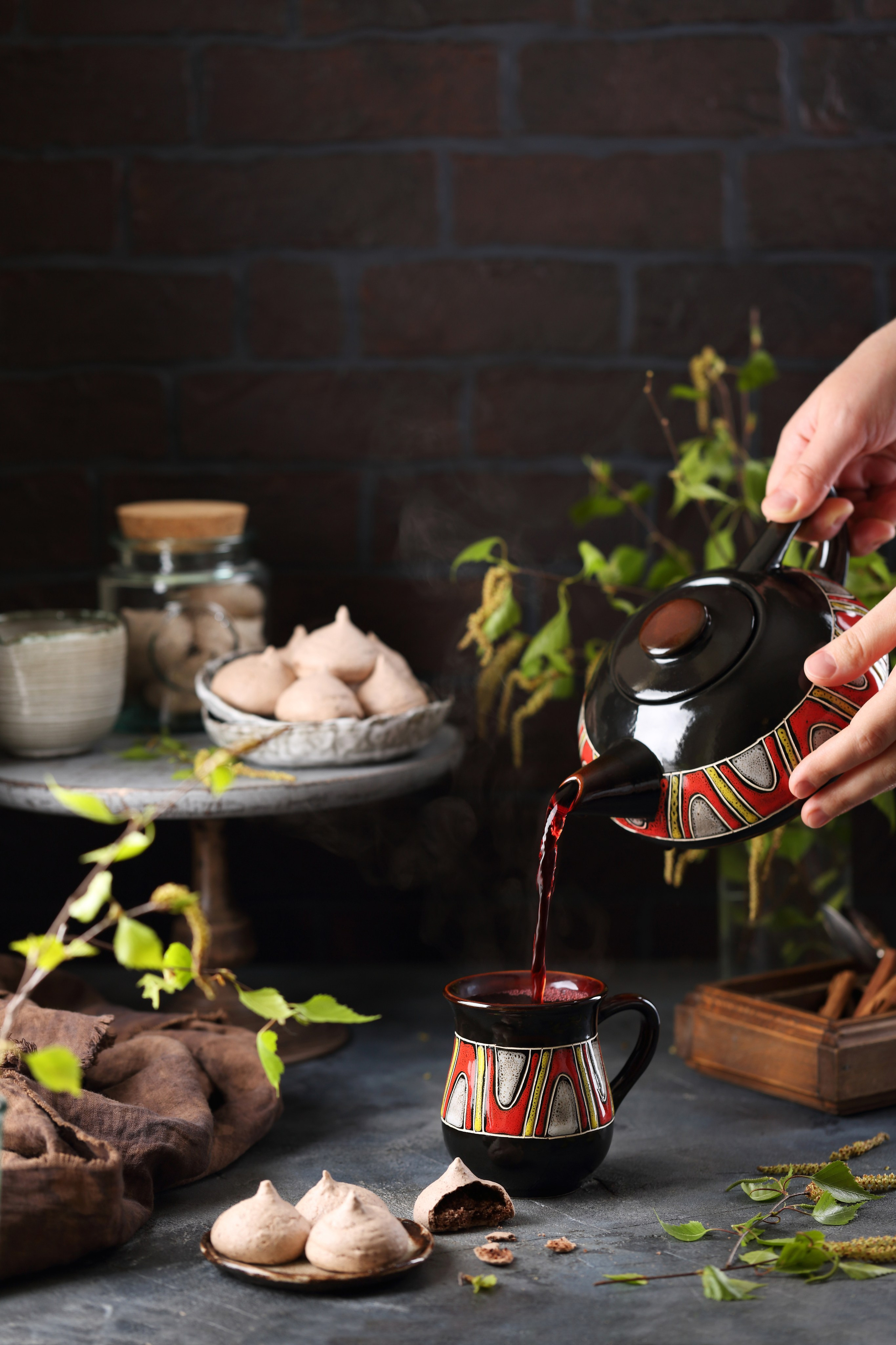 Посуда для чая и кофе. Фуд-фотограф Оксана Голева