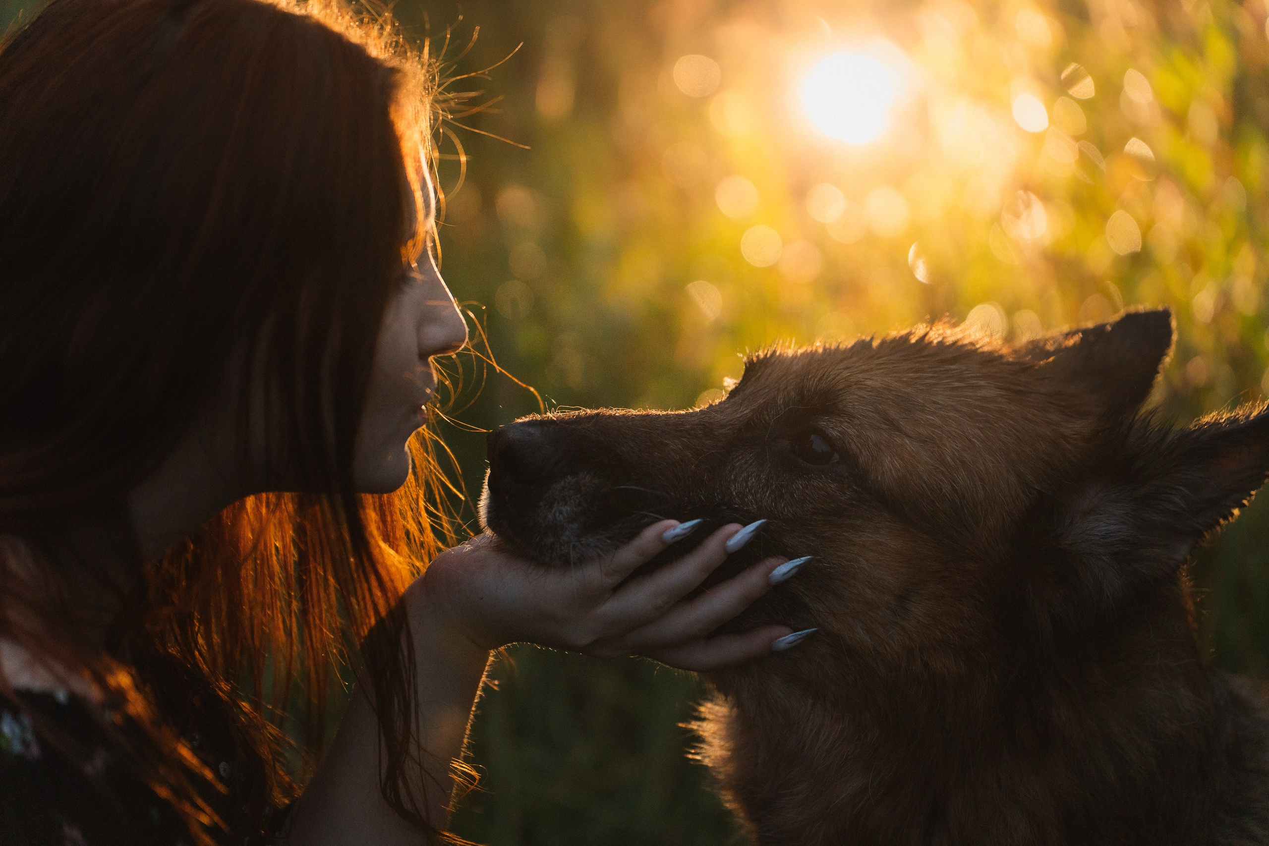 Вика и Фрея. Фотограф анималист в Москве и Санкт-Петербурге Свиридова Анна