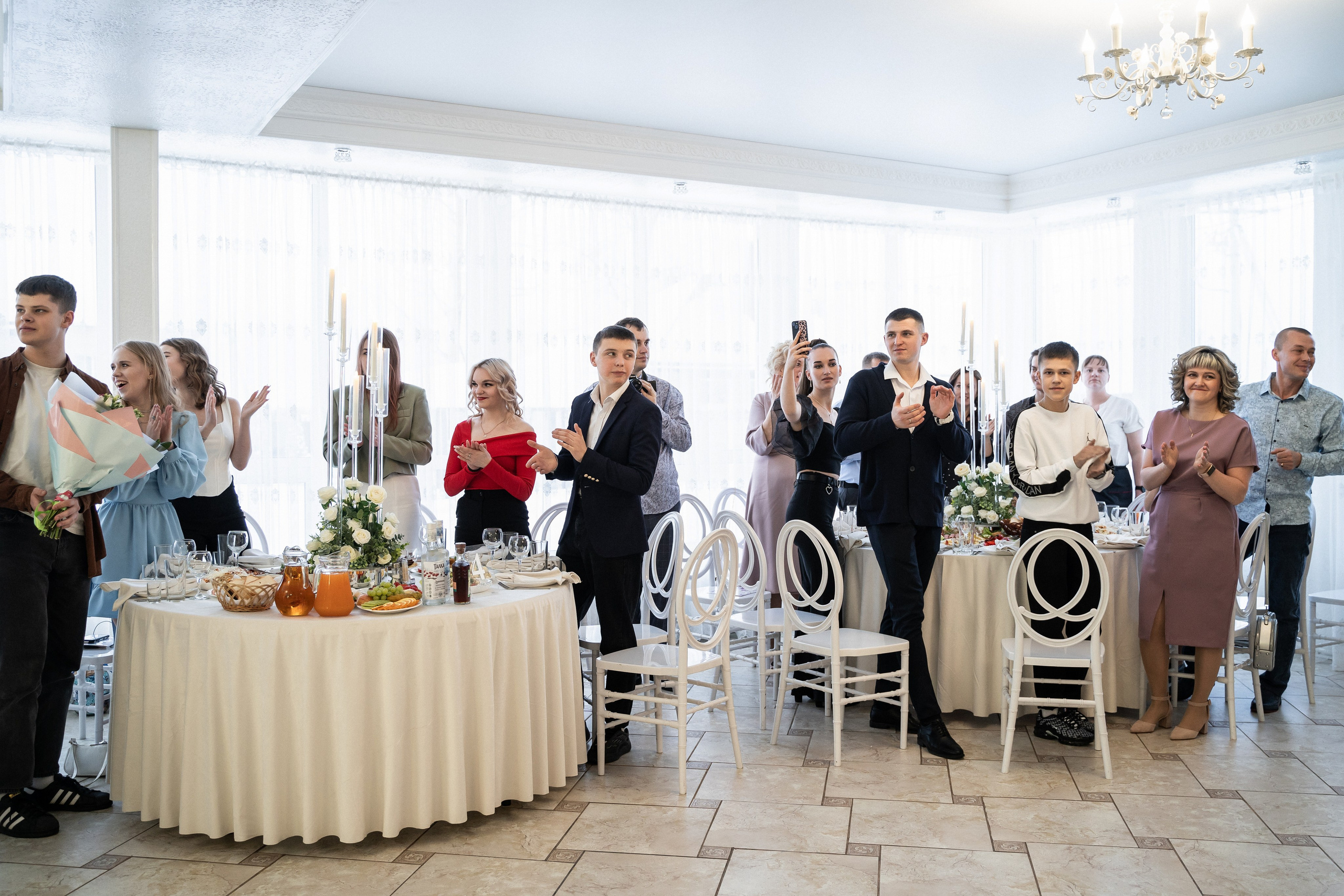 Свадебный банкет. Фотограф Алина Филимонова Тверь