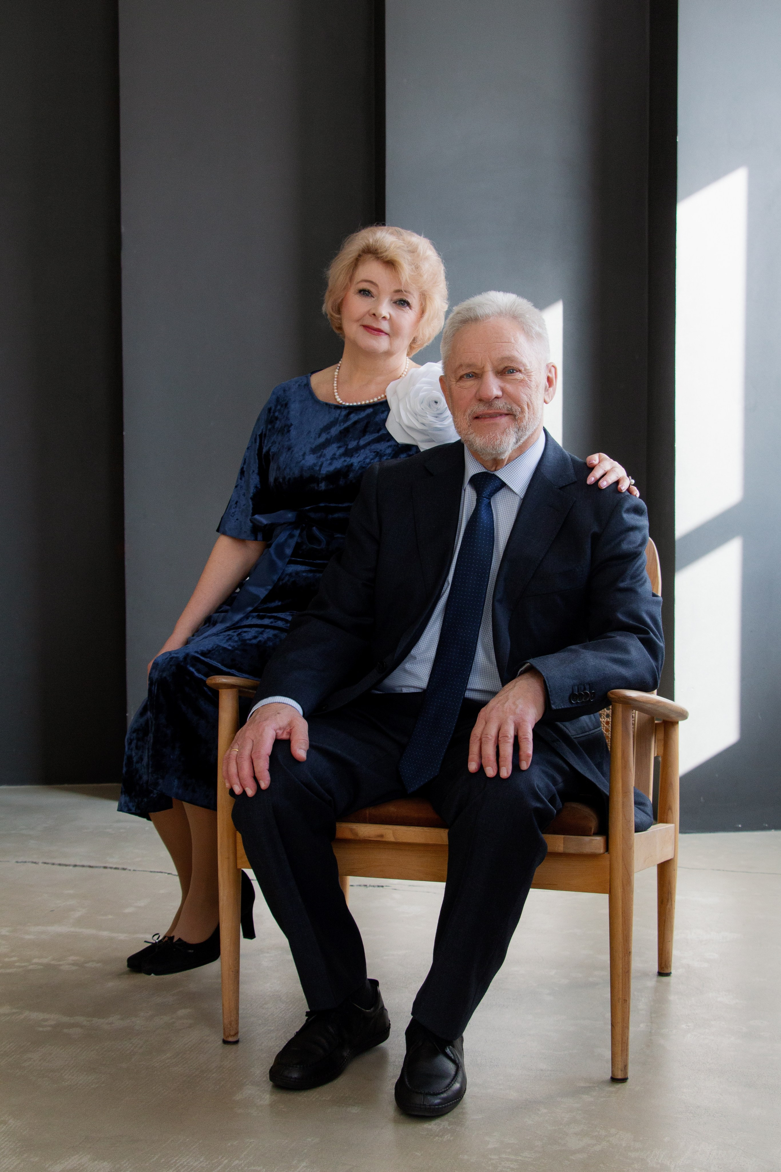 Семейная фотосессия в студии: Борис и Светлана. Фотограф в Екатеринбурге Пойгина Елена