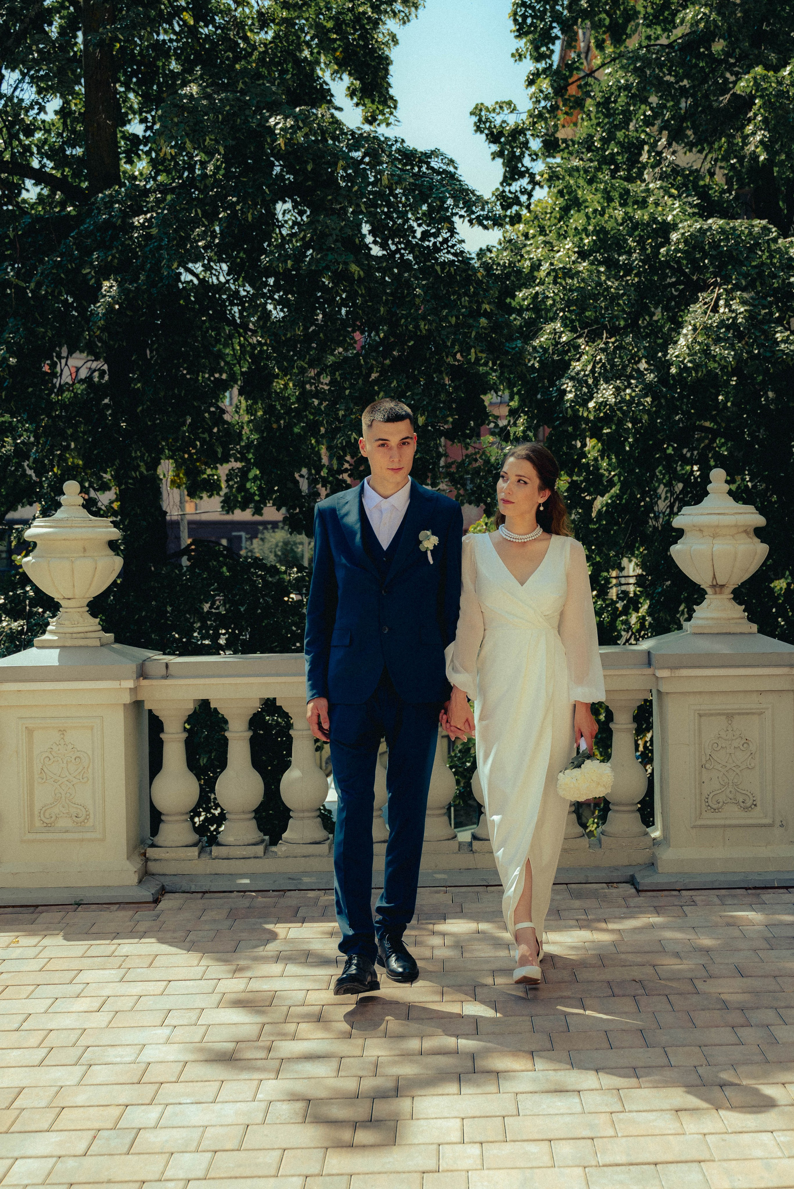 Свадебная прогулка Ольги и Вадима. Портретный фотограф в Казани Алёна Евсеева